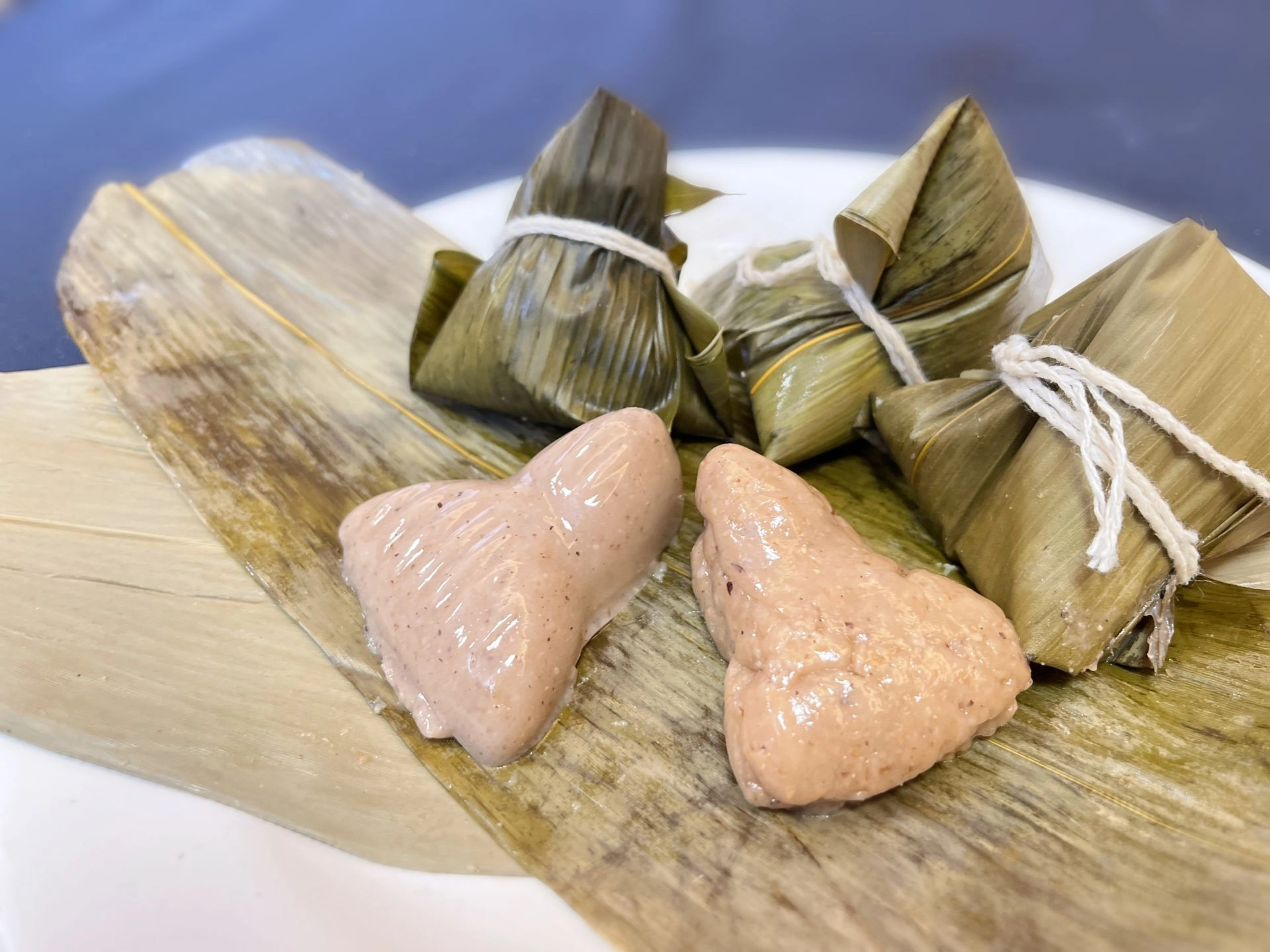 完成後的養生好吞粽,令人垂涎欲滴食指也想大動。