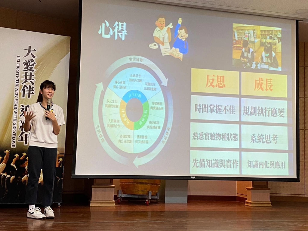 高二學生經過一學期的深耕學習,有10件作品進行動態發表。