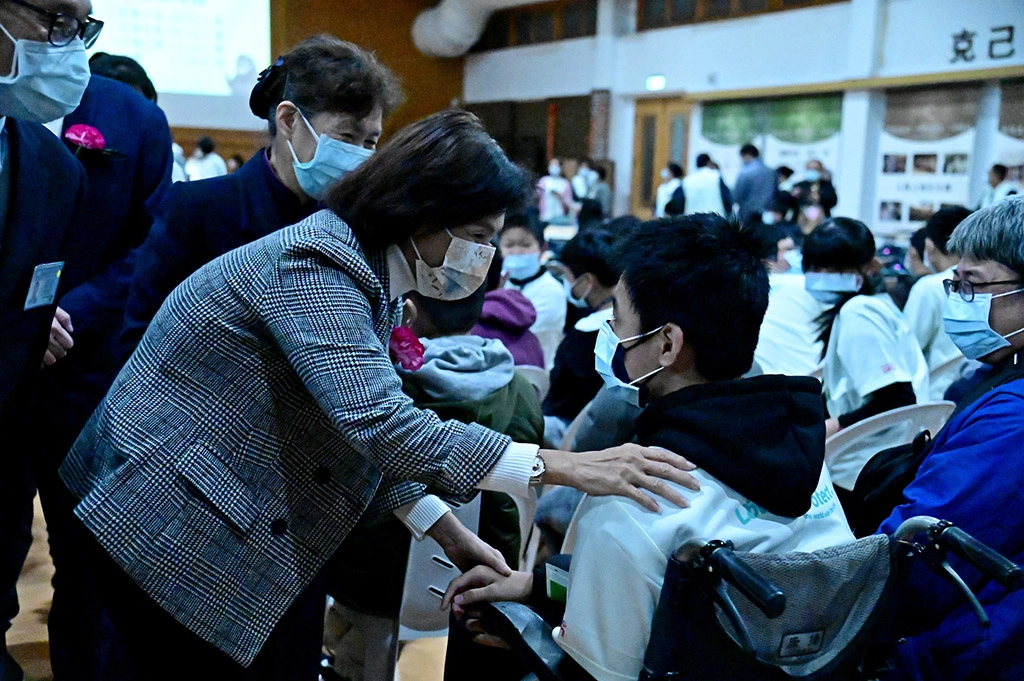 宜蘭縣第二屆縣市盃環保防災勇士PK賽3月4日在慈濟羅東聯絡處舉行,縣長林姿妙出席勉勵學生。