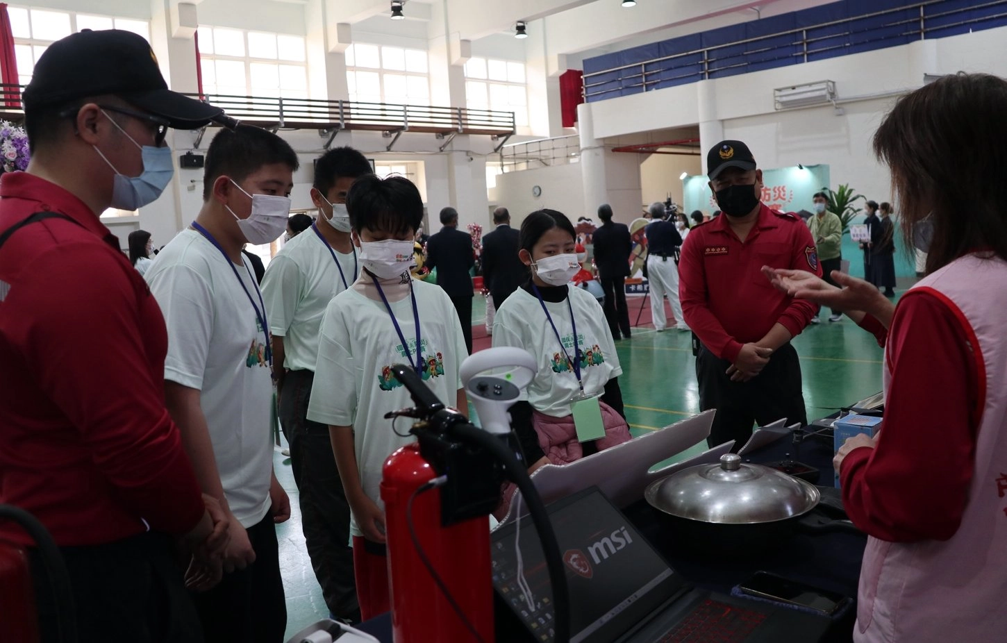 「透過電競寓教於樂模式,將環保與防災教育從小扎根」。