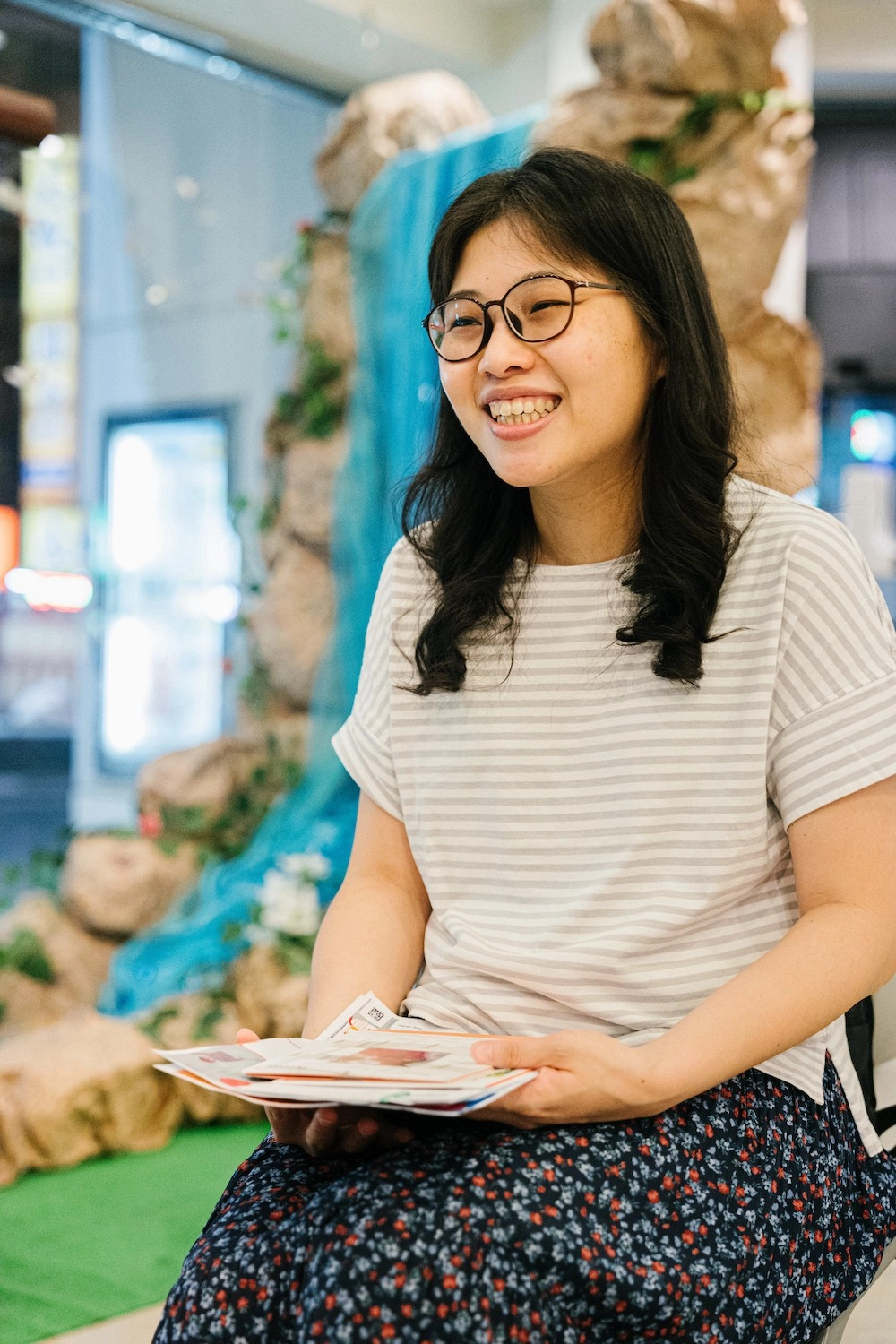 05 沈祐伃資助人說:謝謝展望會持續幫助孩子們,看見孩子露出純真笑容,就能感受這是份美好的責任。