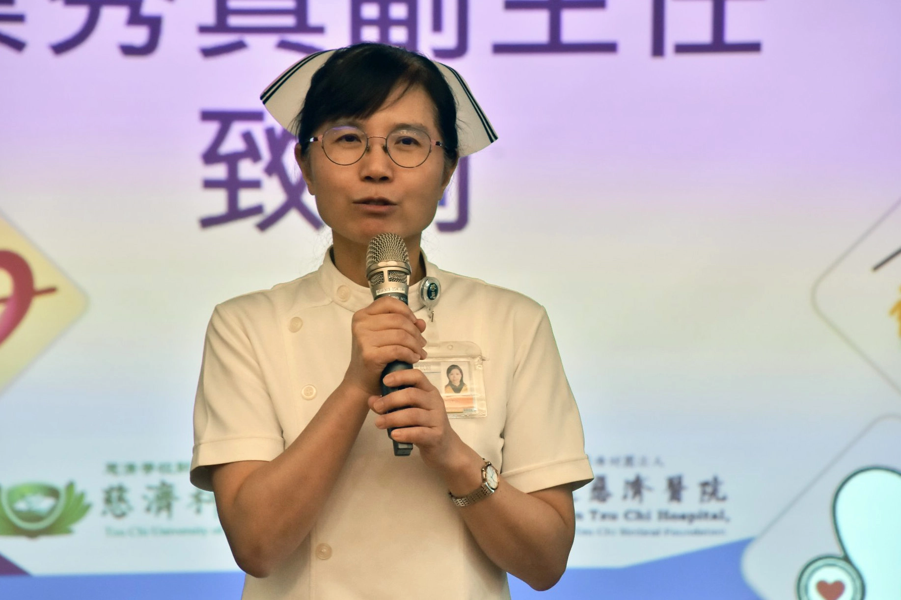 花蓮慈濟醫院護理部副主任葉秀真表示,競賽重點是能力增長,更要有團隊合作、相互補位的思維。