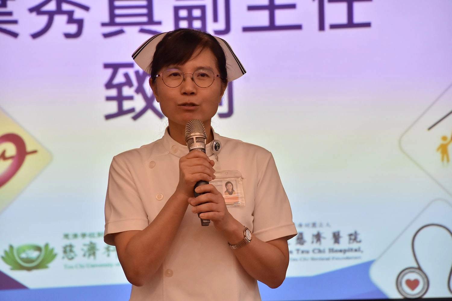 花蓮慈濟醫院護理部副主任葉秀真表示,競賽重點是能力增長,更要有團隊合作、相互補位的思維。