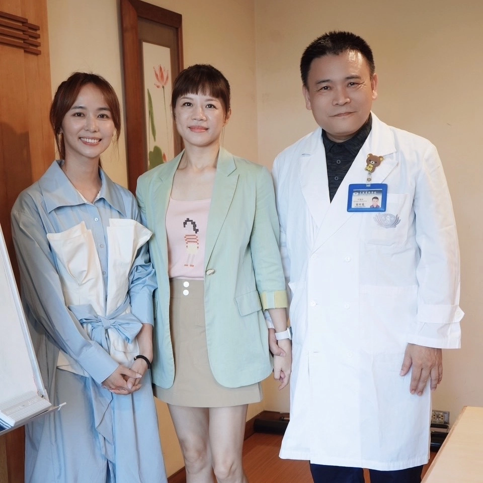 陳明珠與王傳一飾演夫妻,特別南下與兩人見面。