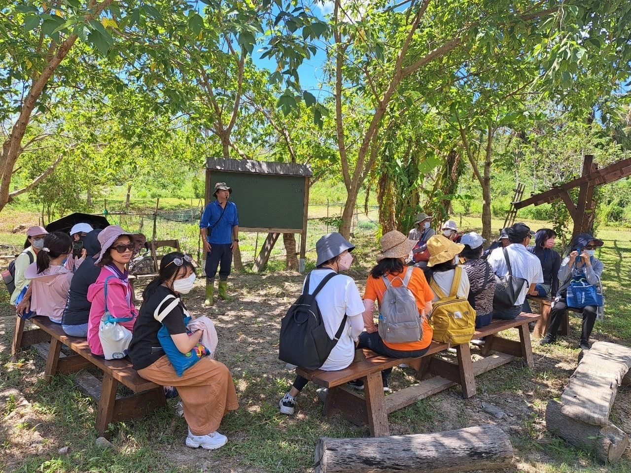 大自然是教室,走讀來到阿度蘭農場,了解農場運作模式與生態