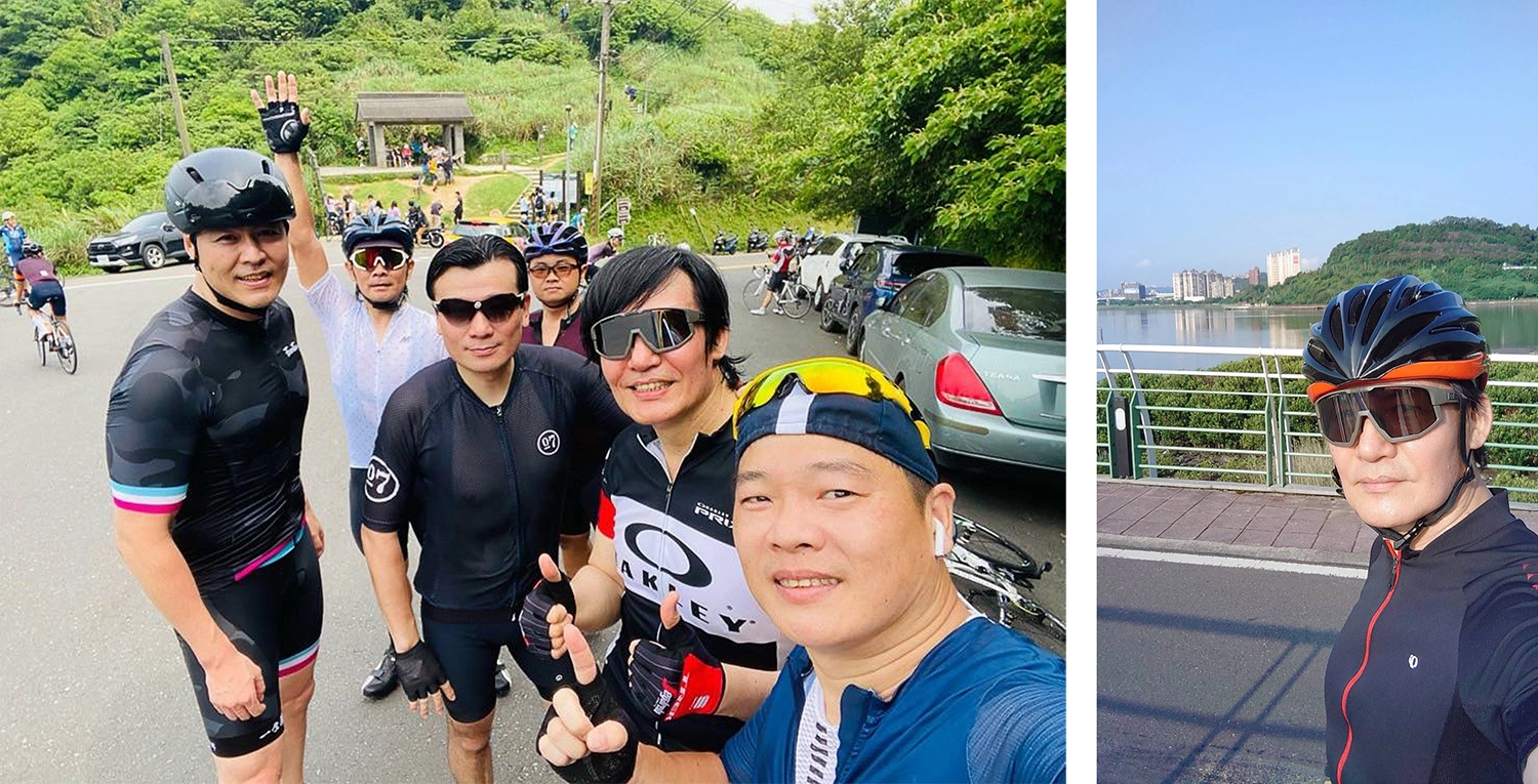 霍正奇最愛騎車運動,已經長達十多年(霍正奇提供)/騎車是霍正奇最愛的運動。(霍正奇提供)