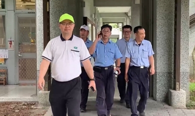 總務處全員出動,巡檢校舍