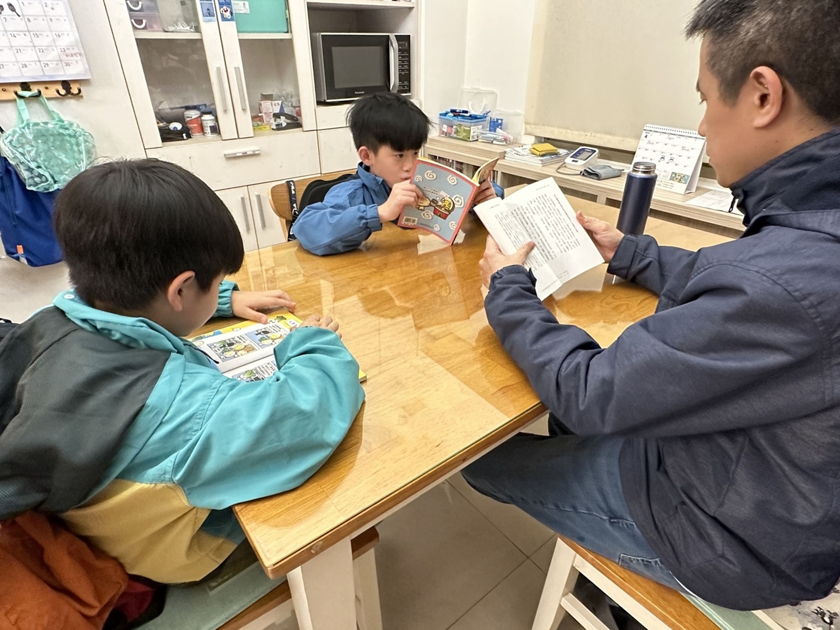 桃園市南勢國小家長分享家庭MSSR實施照片
