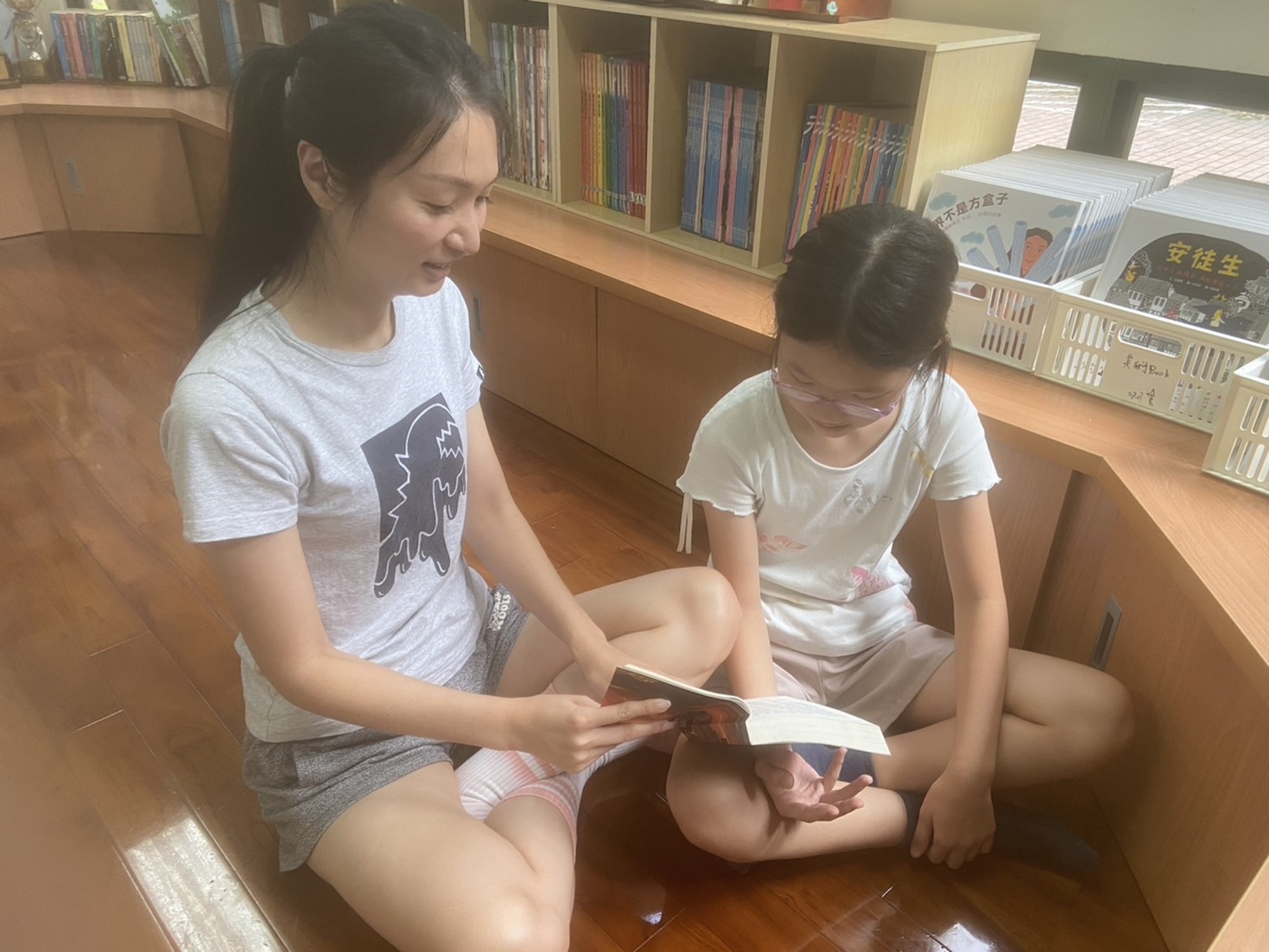 國立臺北教育大學附設實驗國民小學家長分享親子共讀照片