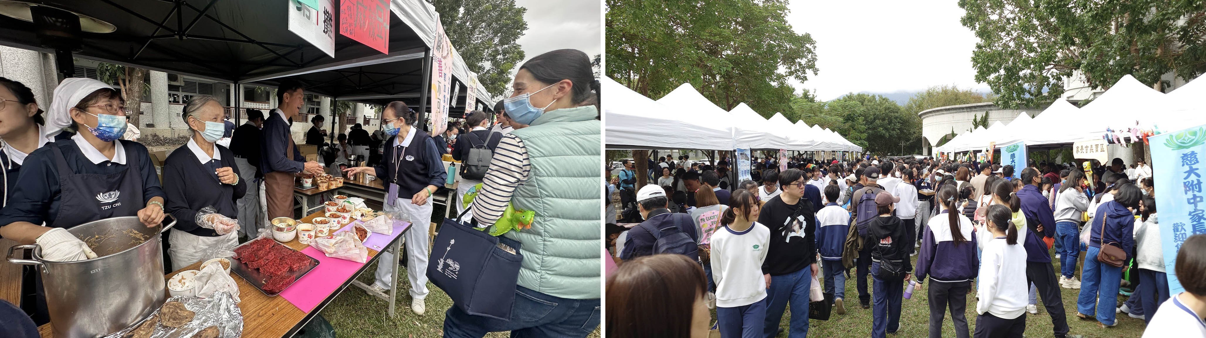（圖左）大家一起善念助緣翻轉教育。（圖右）小小善舉，匯聚大愛，讓希望飛得更遠。