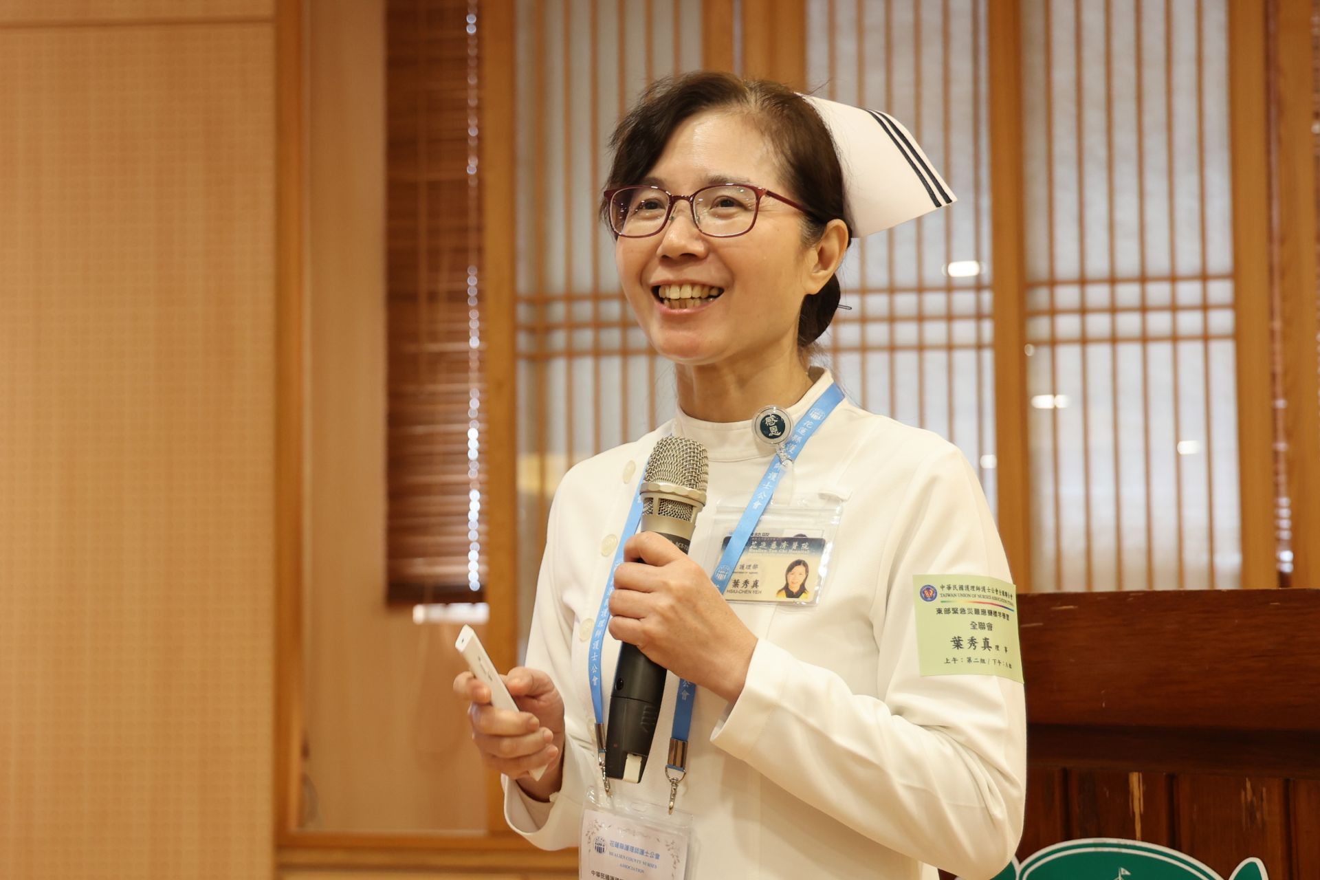 花蓮縣護理師護士公會理事長葉秀真說,護理師對於醫療及社會的發展,都扮演著重要的角色。
