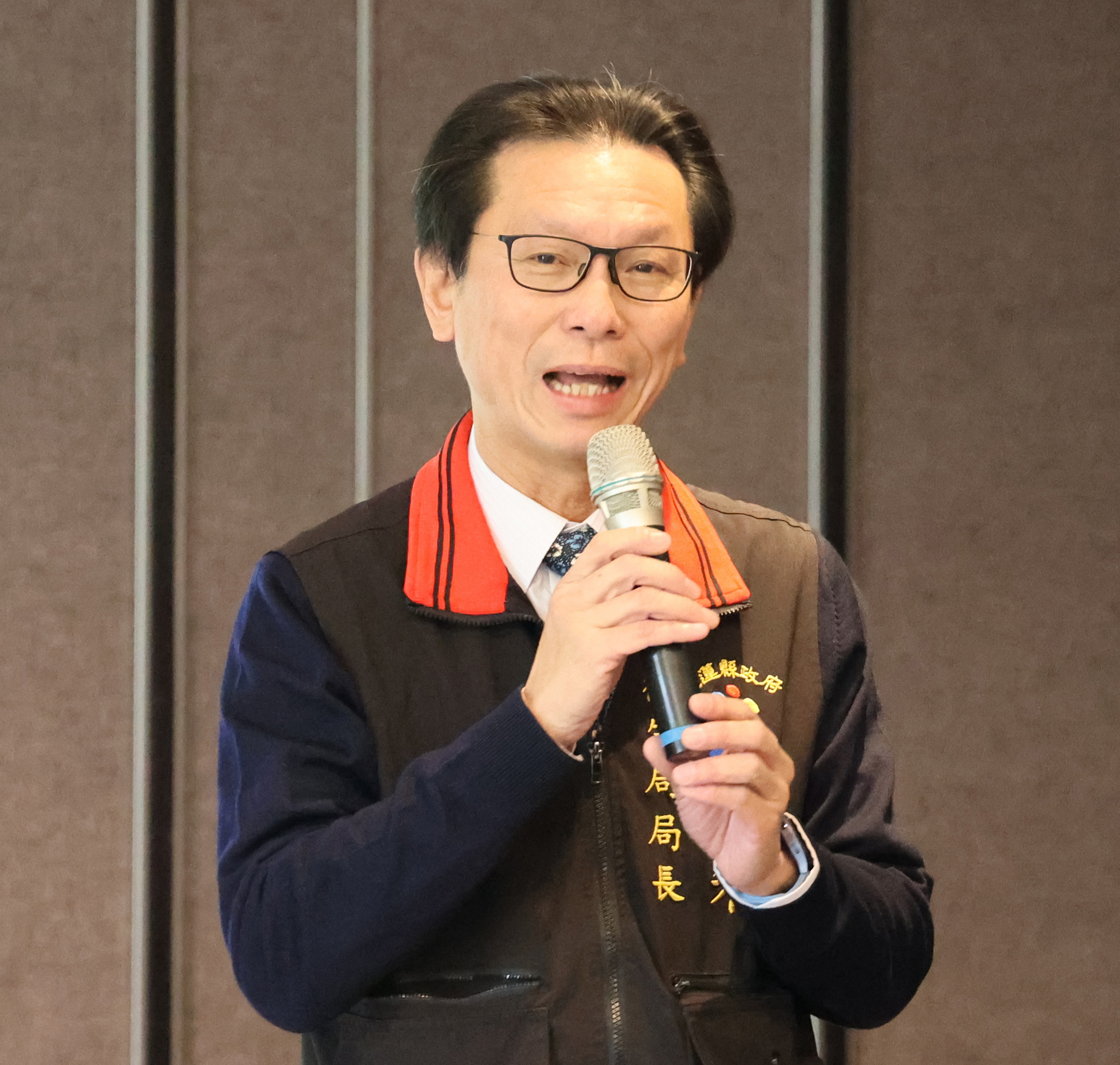 花蓮縣衛生局局長朱家祥代表縣長徐榛蔚致詞,感恩捐贈者,也祝福捐贈者家屬及受贈者。他強調,器官捐贈也是生命永續。