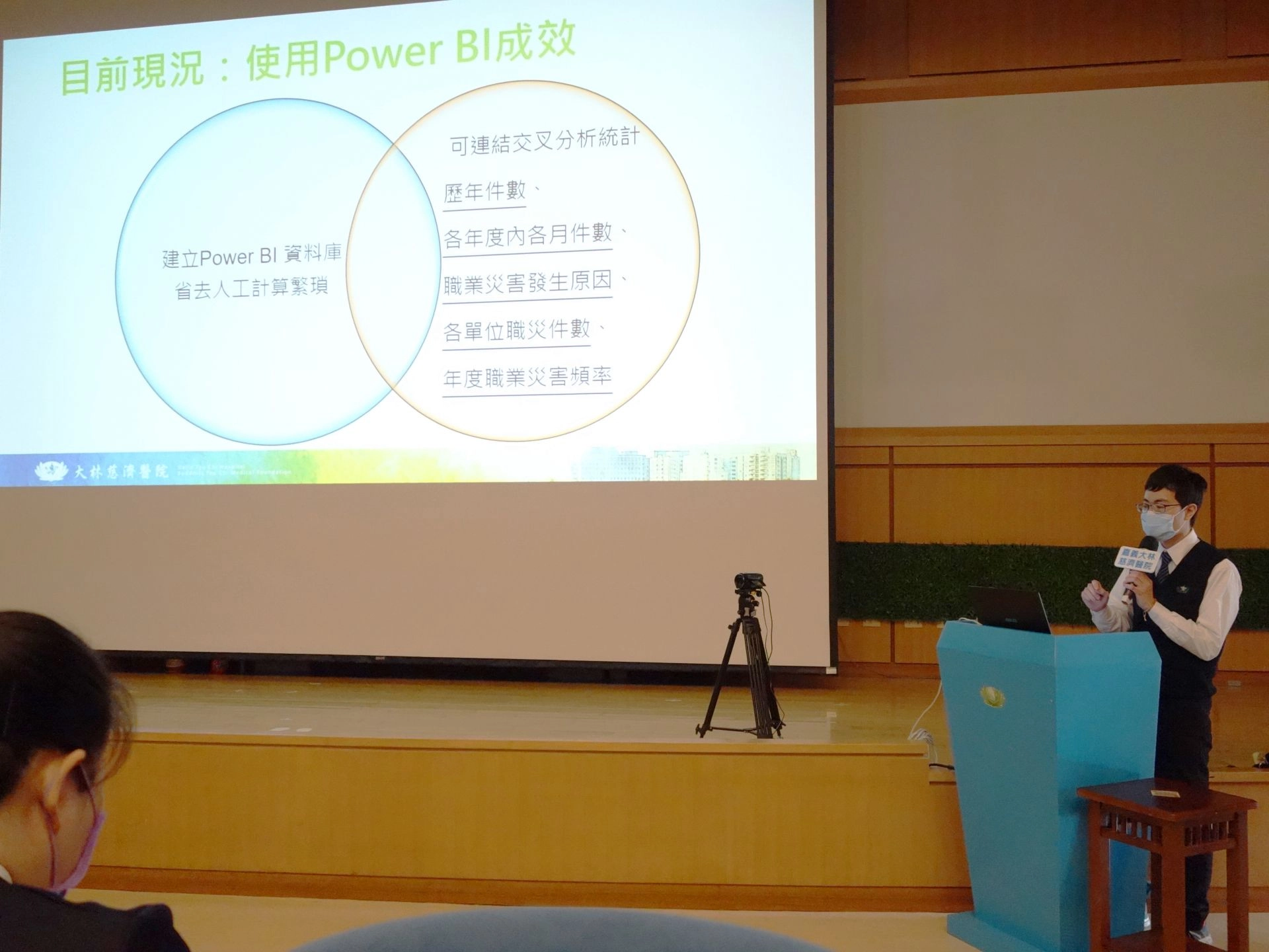 運用 Microsoft Power BI 工具,展現了對醫療數 據的深刻理解和巧妙應用。