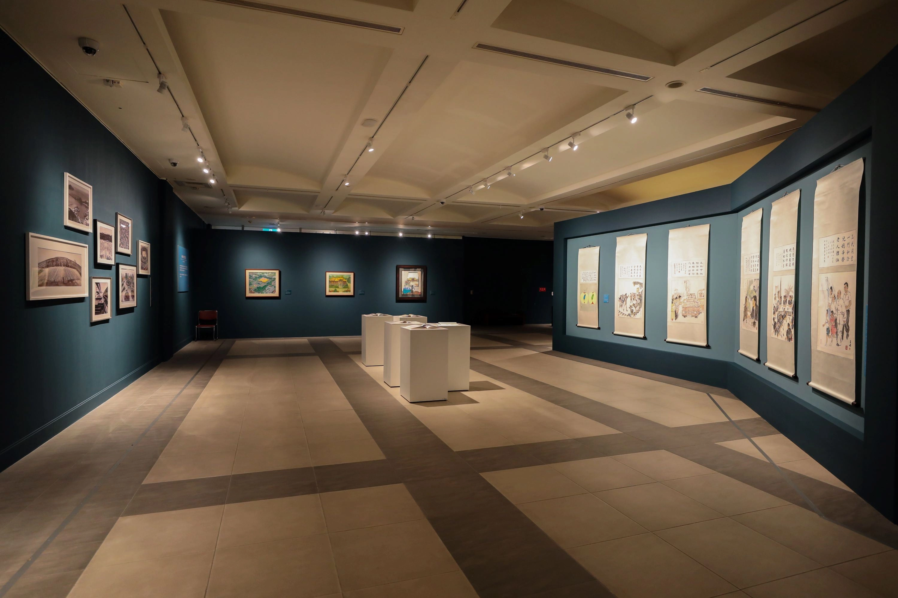 「島嶼.記憶—描繪臺灣50年」南展廳「製作記憶—以藝術書寫的歷史」。