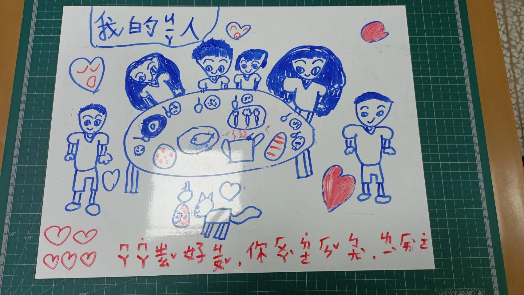 「尋親大賽」「我的家人」孩子用心畫,媽媽用心回
