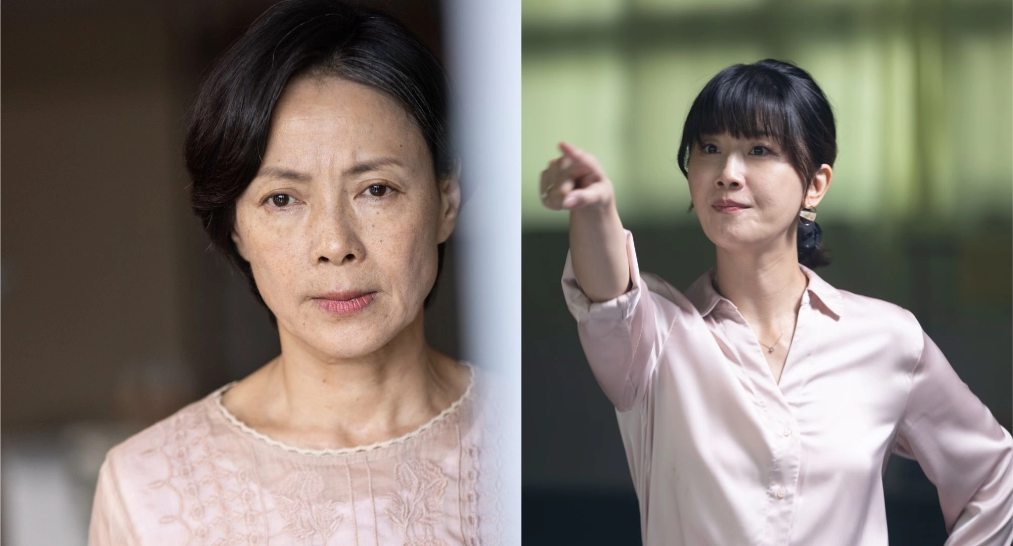 大愛劇《你準備萌芽了嗎?》柯淑勤飾演志工,朱芷瑩飾演老師。