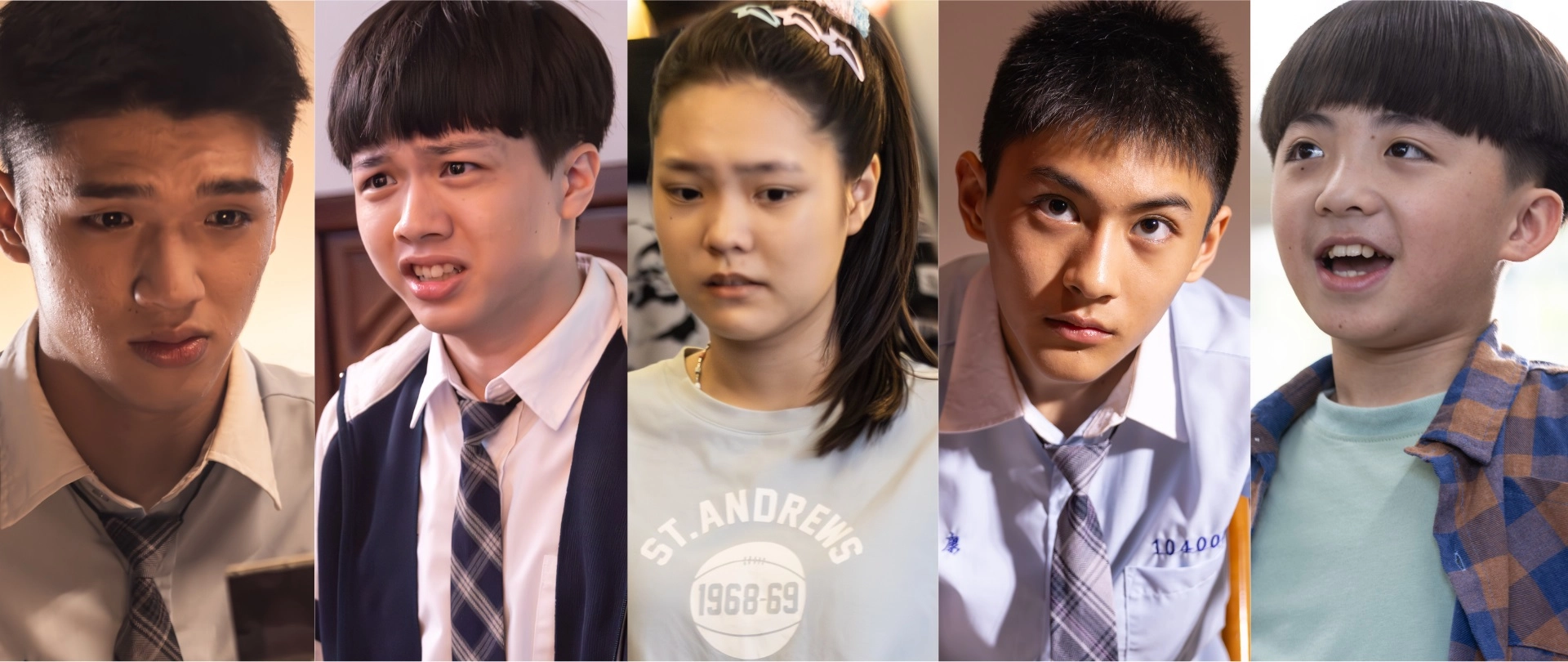 《你準備萌芽了嗎?》五童星長大後首度大集結。左起:蔡瑞澤、沈昶宏、謝欣諭、朱宥丞、王宥謙