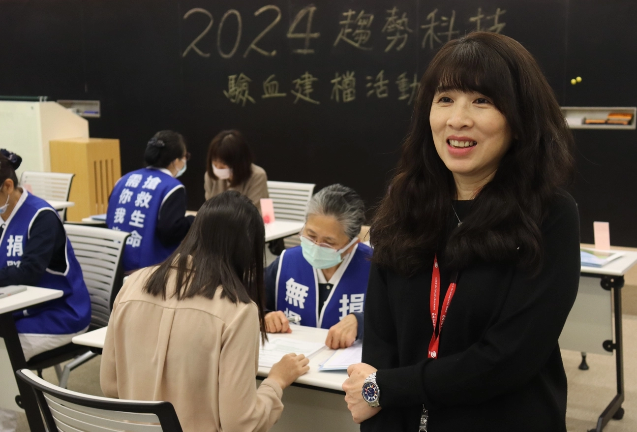 趨勢科技人力資源部協理柯志宜表示,這次能加入慈濟推廣正確的造血幹細胞捐贈知識,讓大家可清楚認知捐贈的方式。