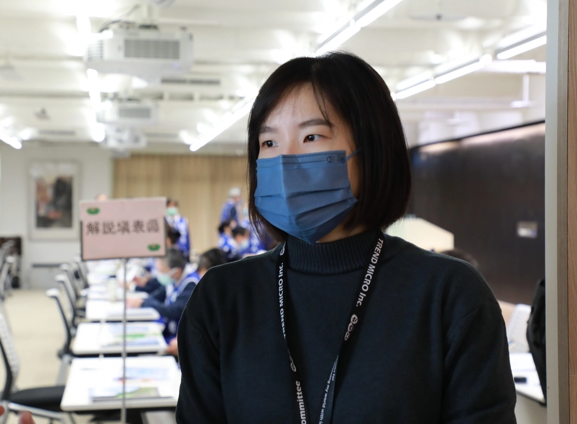 趨勢科技福委會同仁李昀軒表示,公益活動希望帶給員工以行動力傳遞社會關懷滿滿的正能量。