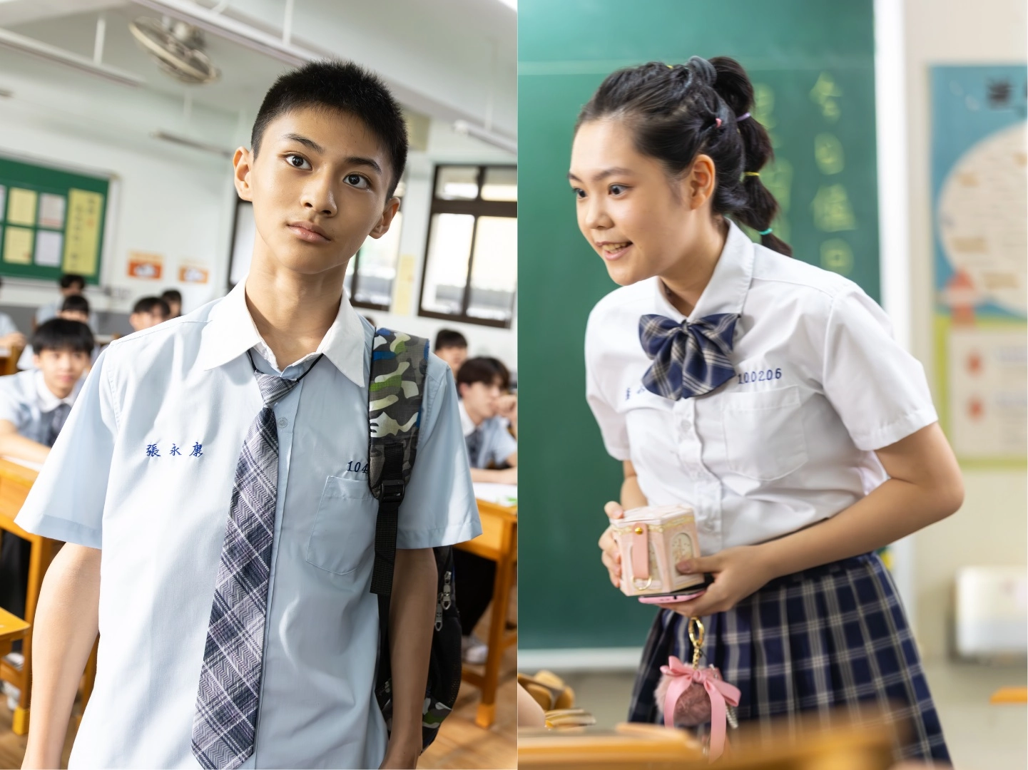 大愛劇《你準備萌芽了嗎?》朱宥丞(左)謝欣諭(右)演出青春叛逆期問題青少年