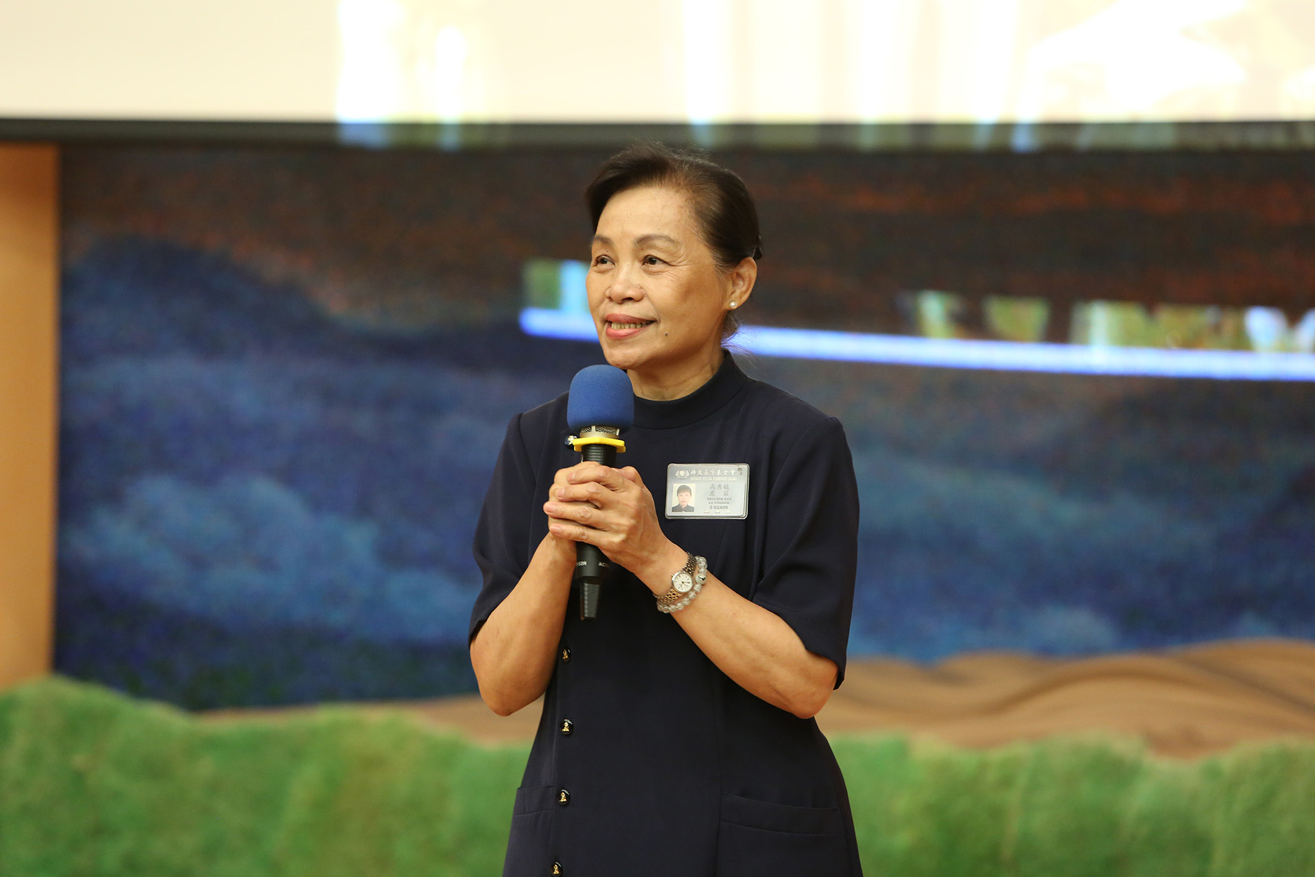 高秀敏媽媽感恩所有慈誠懿德用愛去關懷學生,期待有朝一日當學生有能力付出時回饋給社會,這就是最美的愛的傳遞。