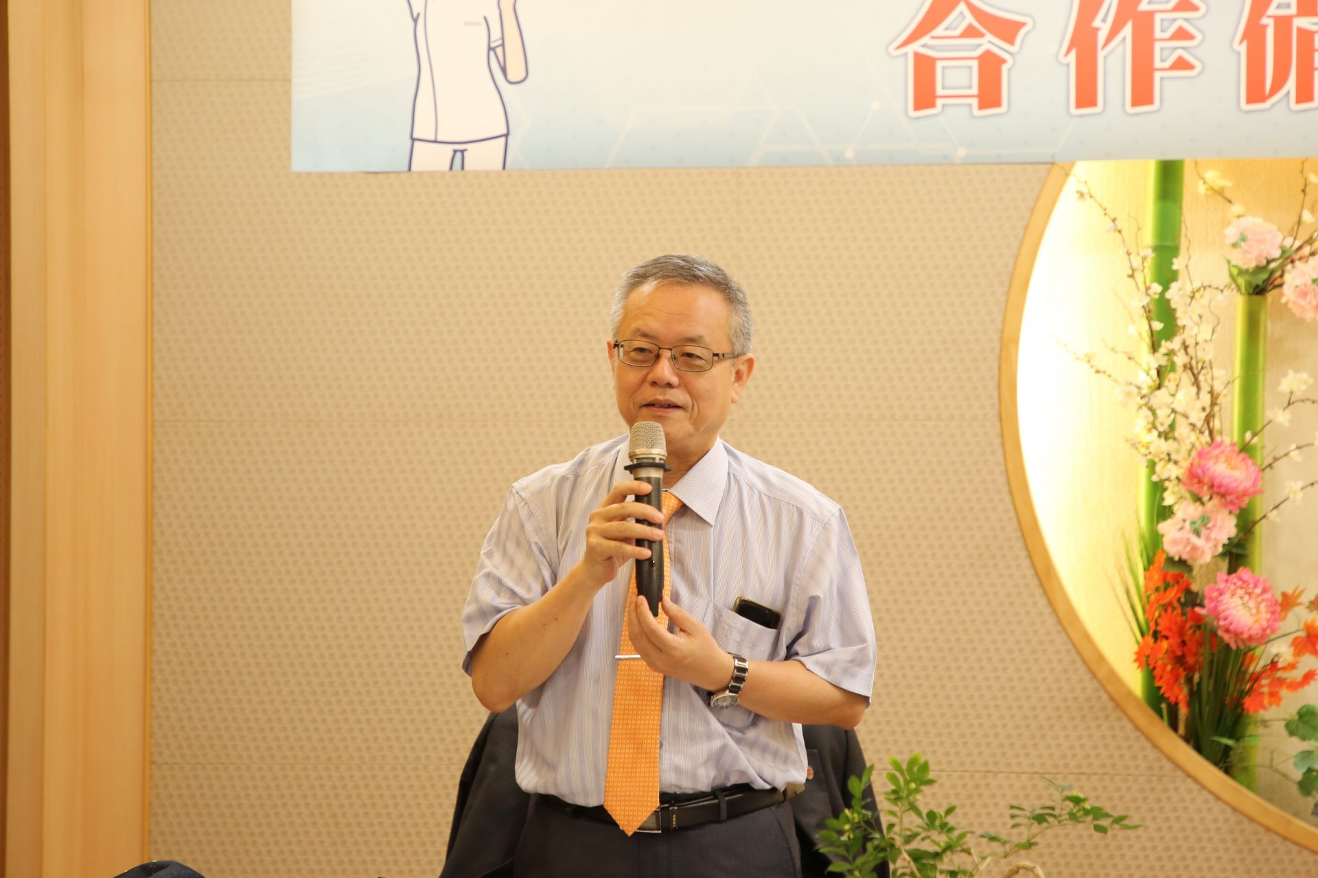 聖母醫專校長陳立言提到,很高興這次透過三方的合作,能一起幫忙培養更多優秀的醫療人才。