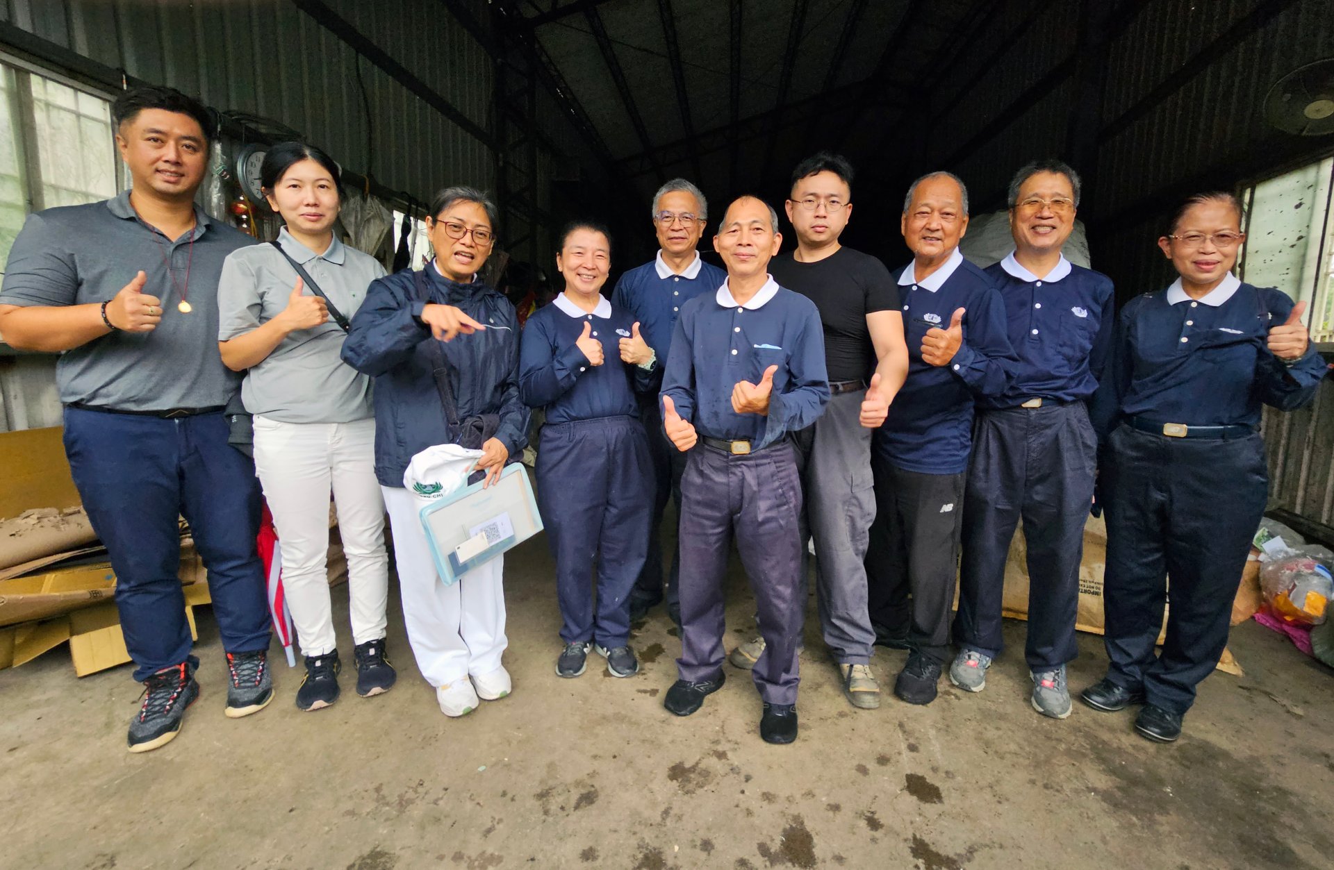 林口輔具團隊運送及回收與清潔消毒任務完成。