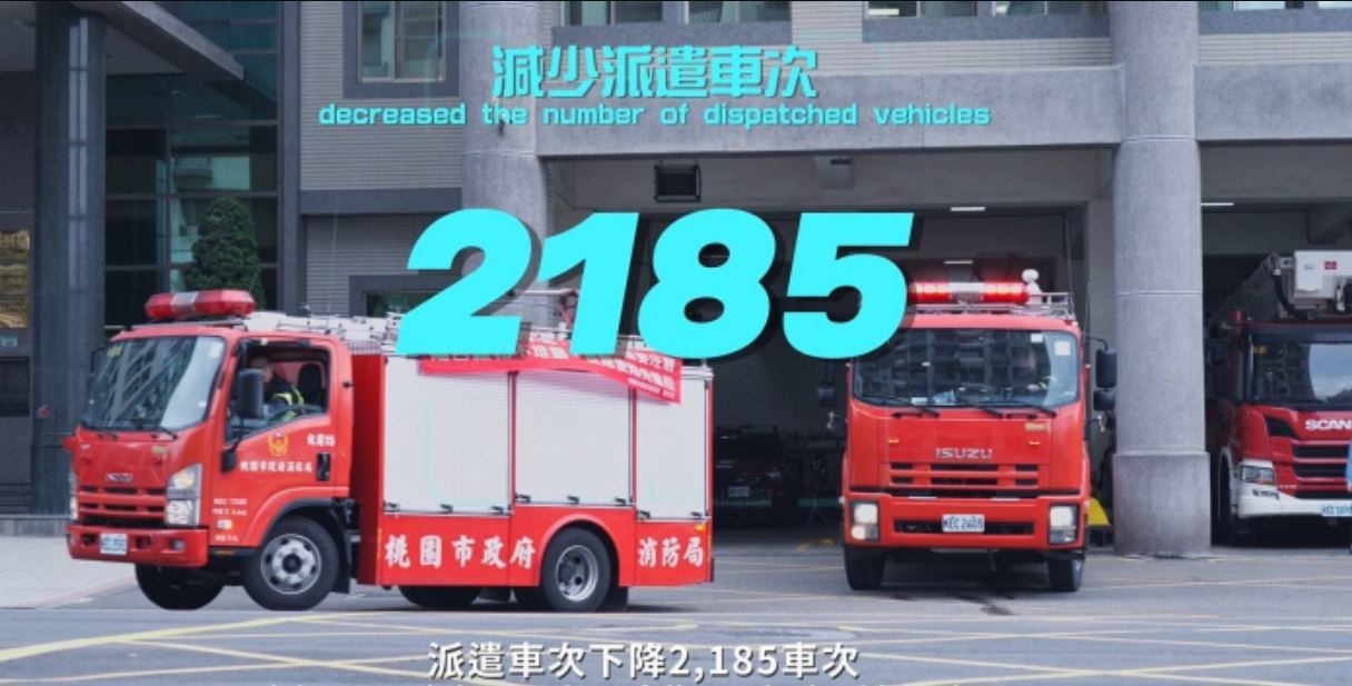 桃園市消防局以「生命搶救不能等－智慧救災派遣」獲獎