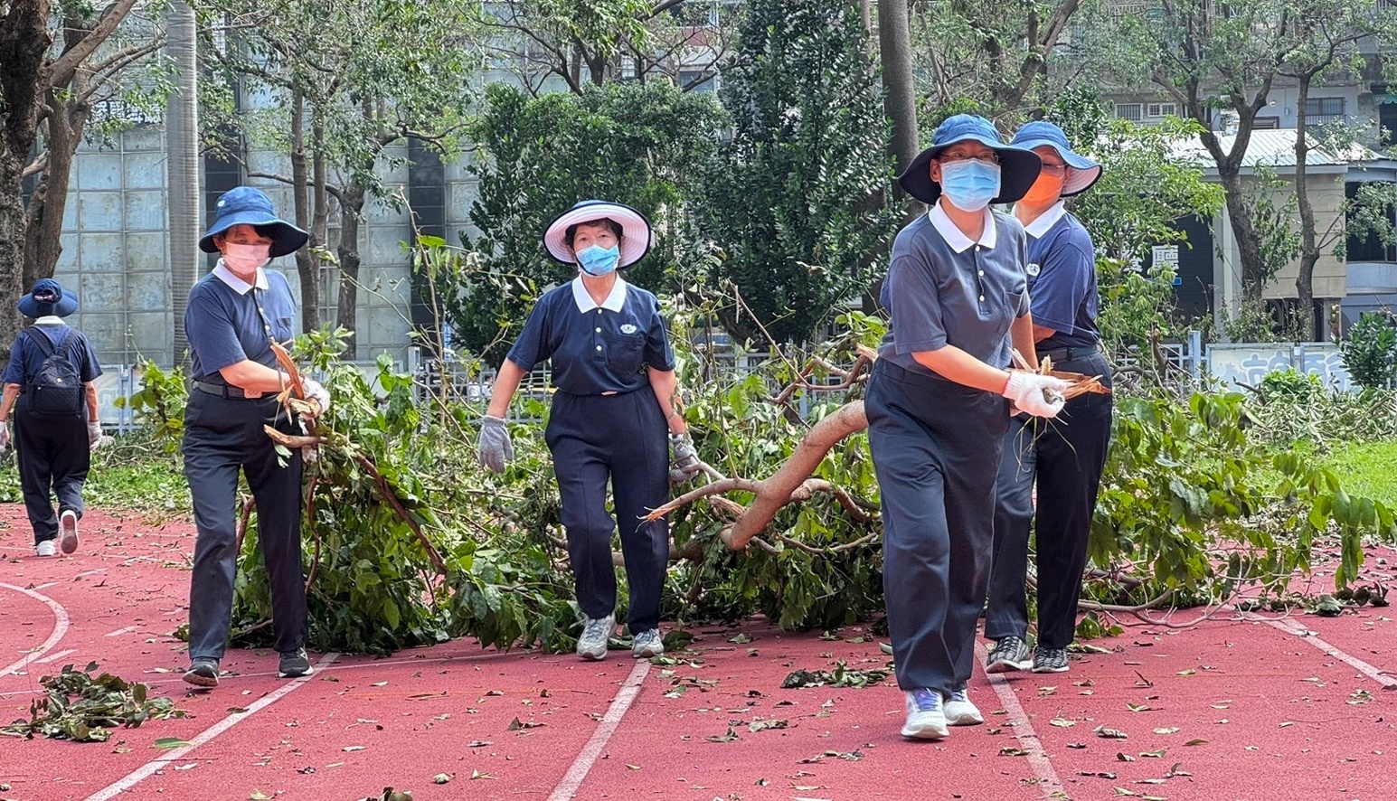 根據高雄市政府災害統計資訊,路樹災情累計件數(不含公園樹木)截至10月5日統計達2269 棵。