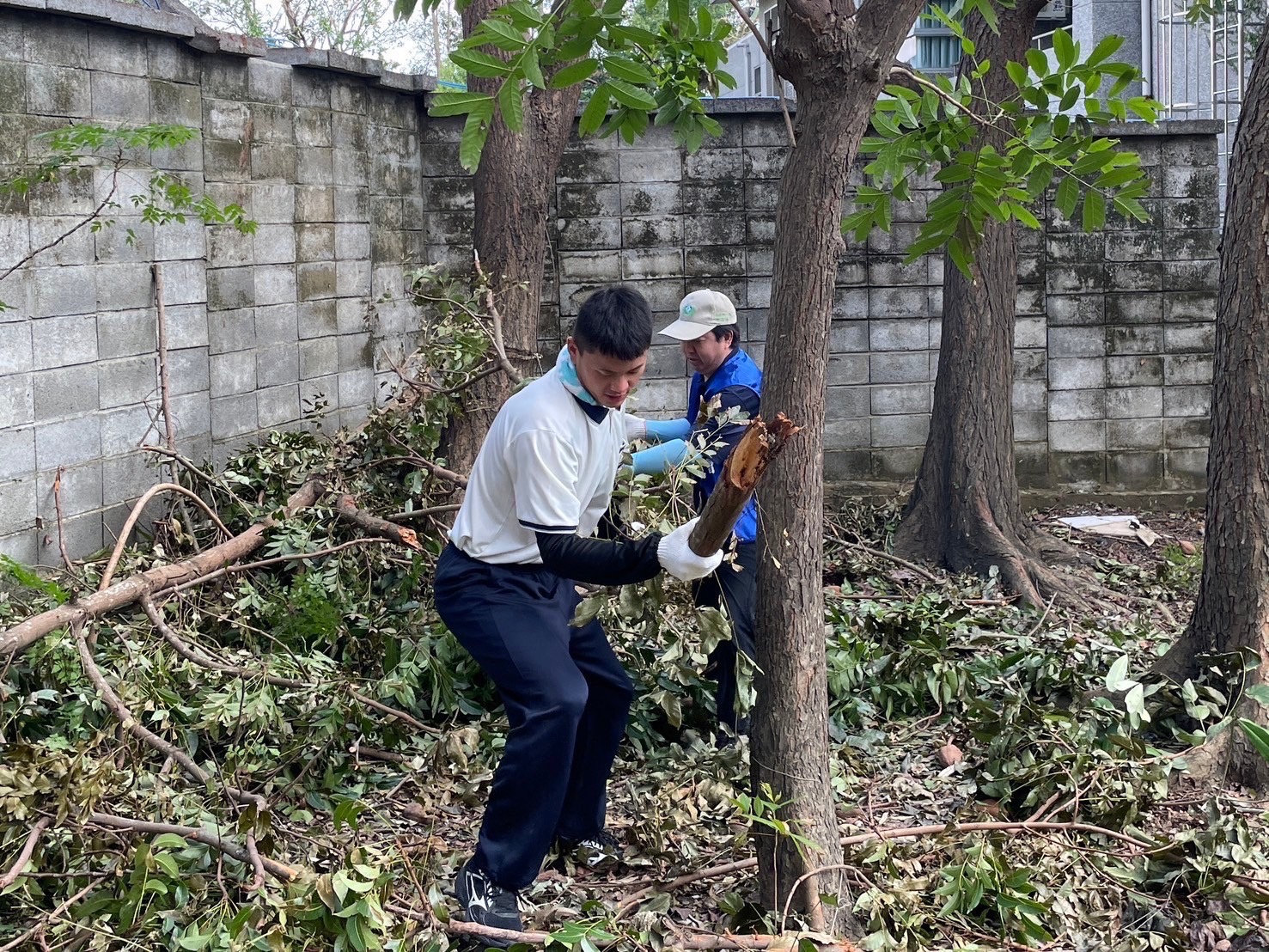 中學部張耀中老師連兩日響應YOUNG善青年站出來行動