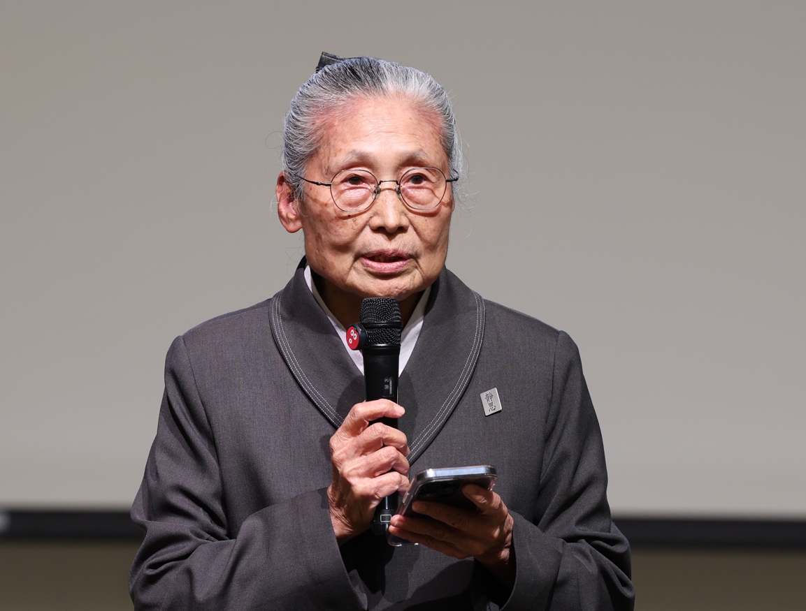 慈濟基金會林碧玉副總執行長致詞表示,感恩社會各界對慈濟教育的支持。