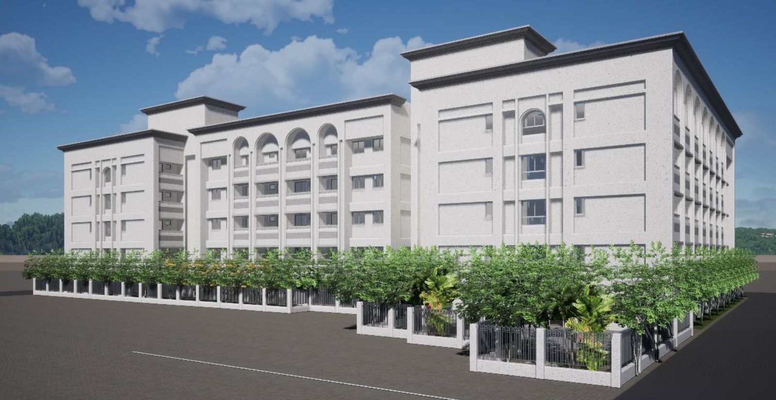 慈濟援建「0403花蓮地震」主商段大愛屋新建工程，圖為示意圖。