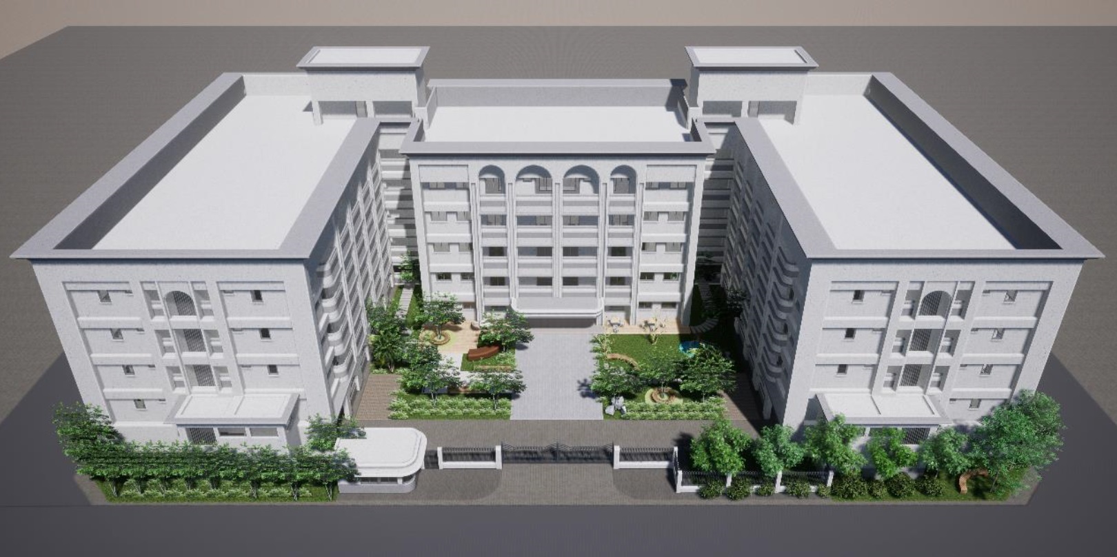 慈濟援建「0403花蓮地震」主商段大愛屋新建工程，圖為示意圖。