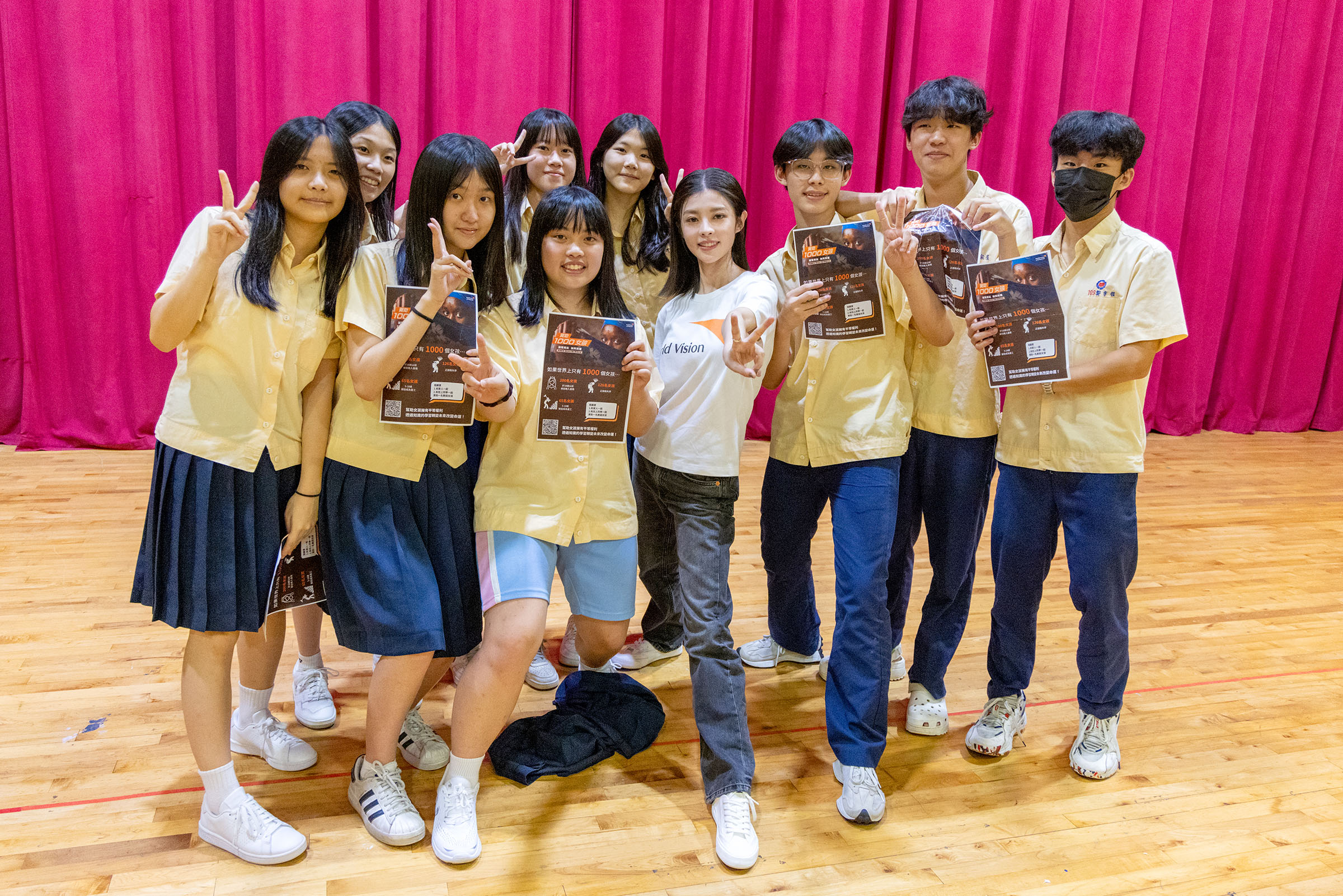 詹子萱號召大家在10月11日「國際女孩日」前合力為女孩發聲、為1000名脆弱女孩尋找資助人,讓更多女孩凝聚改變的勇氣,有機會因教育翻轉未來。