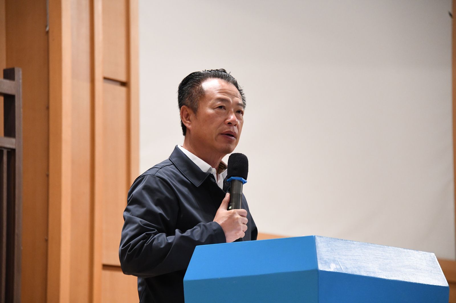 嘉義縣長翁章梁親自出席為學員們加油打氣