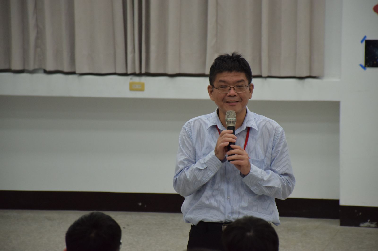 四維高中朱志騰主任,鼓勵大家積極參與交流活動