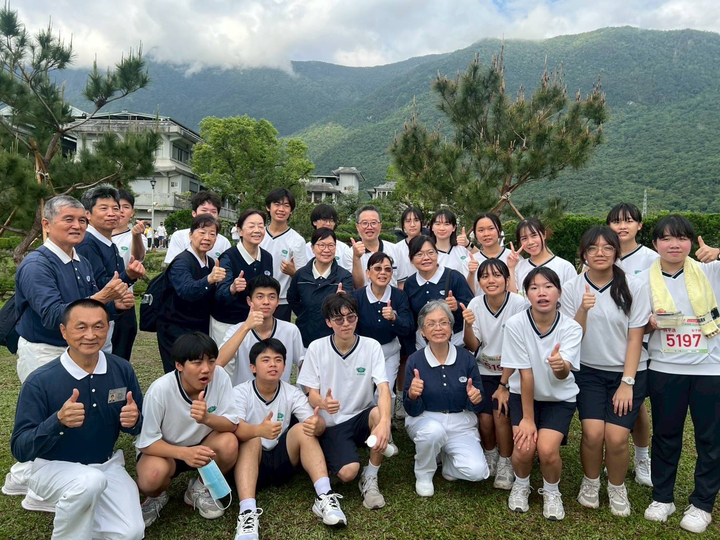 感恩自己能以毅力跑向終點。
