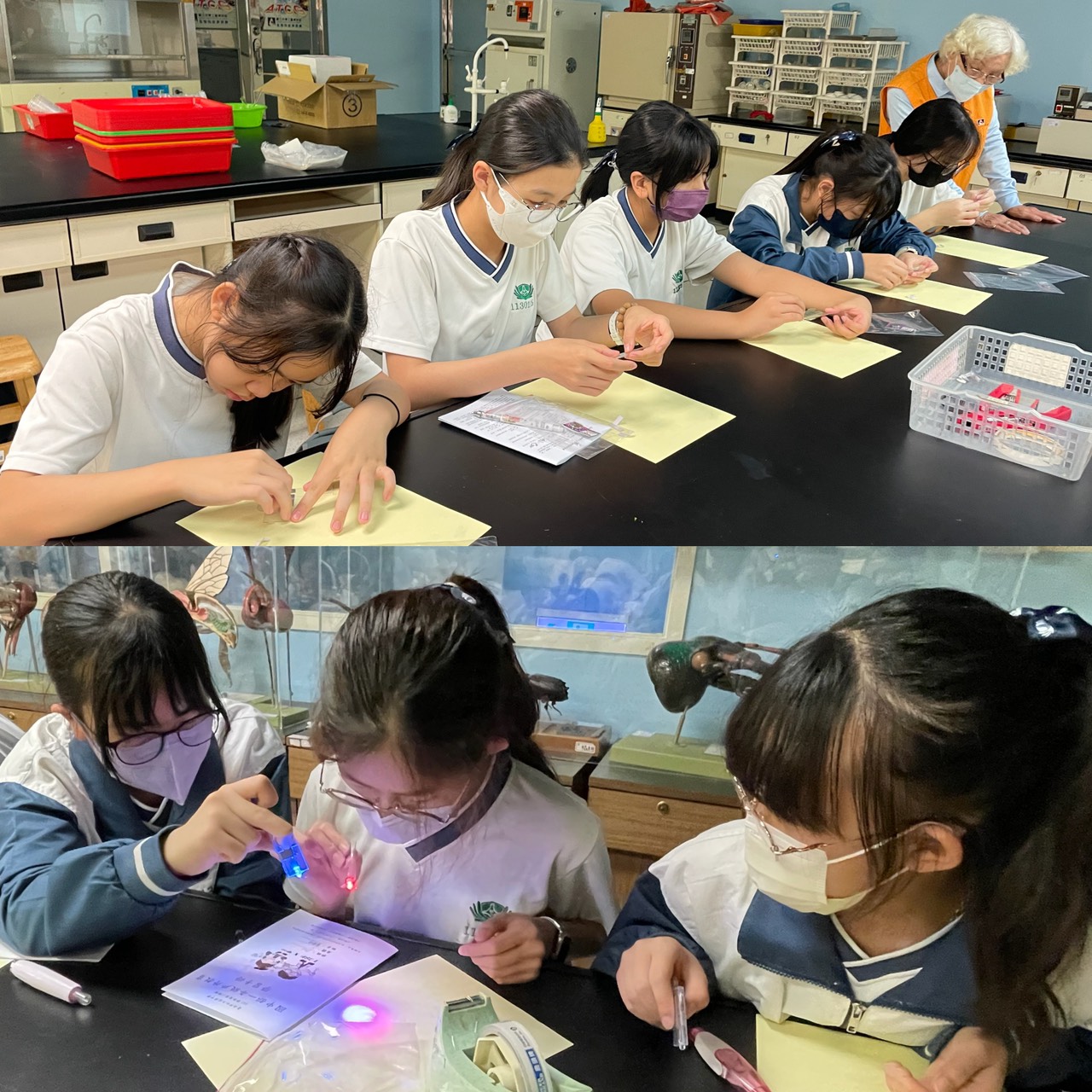 高雄科工館學生科學動手做-製作LED手電筒