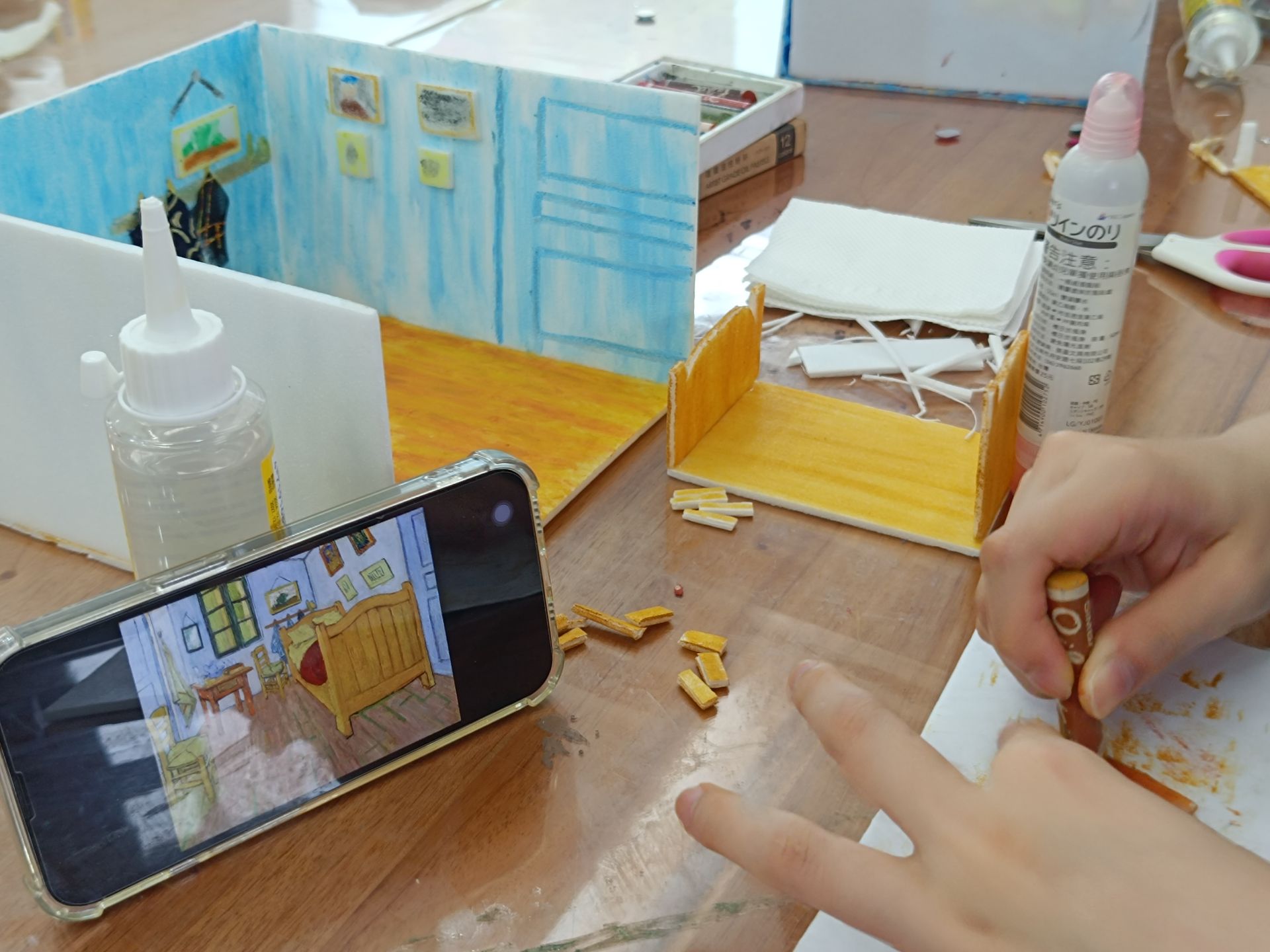 把世界名畫從2D平面圖變成3D立體