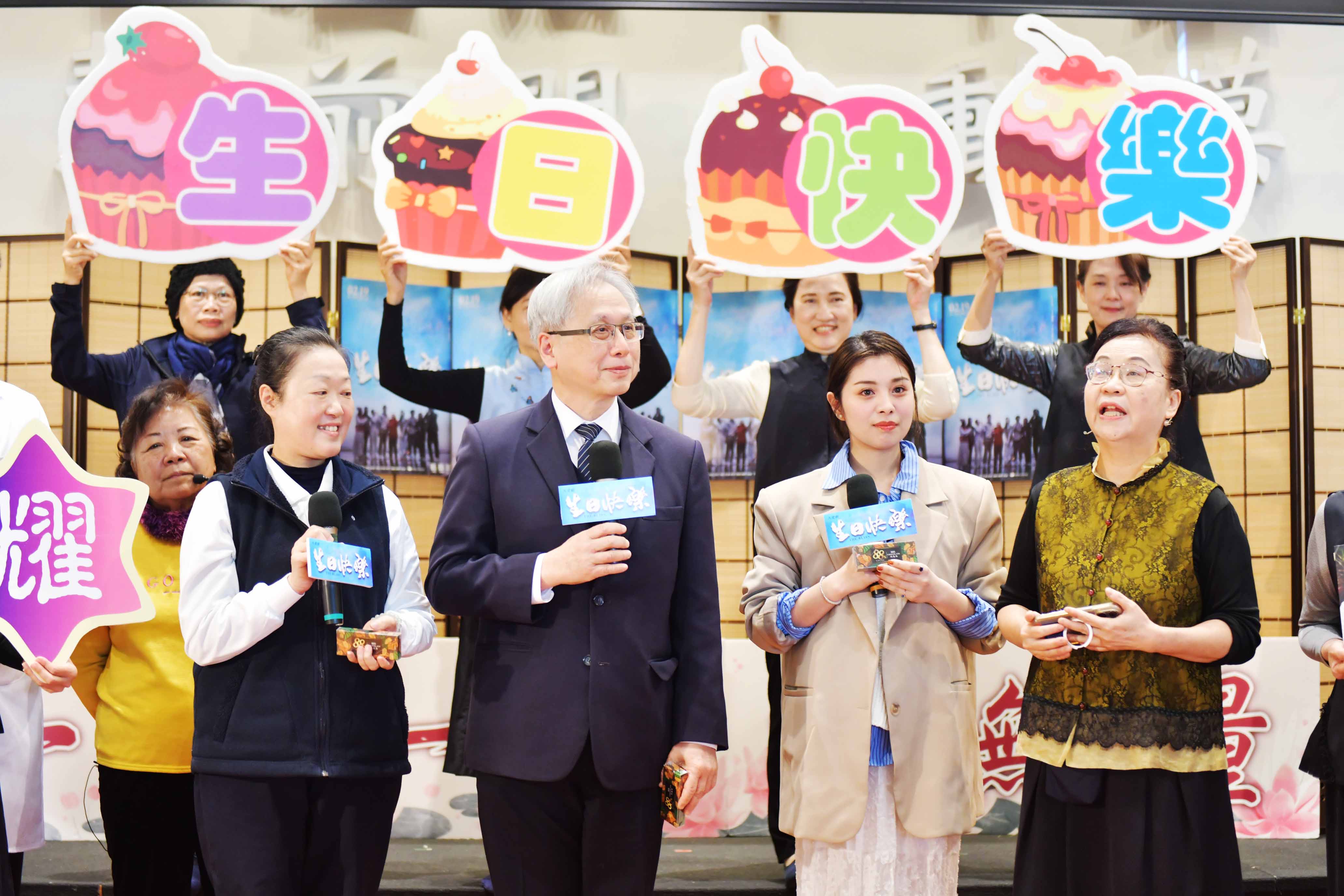 大愛劇《生日快樂》游君萍飾演護理師邱靜怡南下高雄宣傳新戲