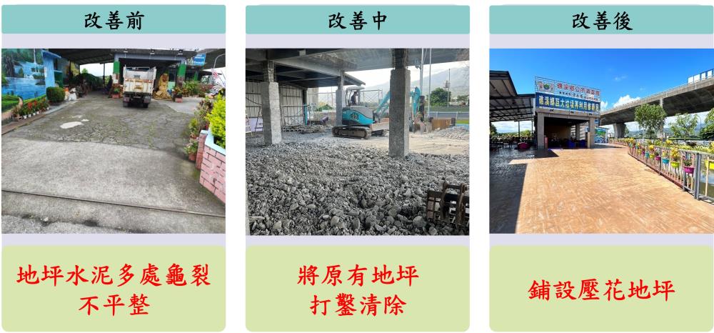 宜蘭縣礁溪鄉清潔隊備勤室改善成果。