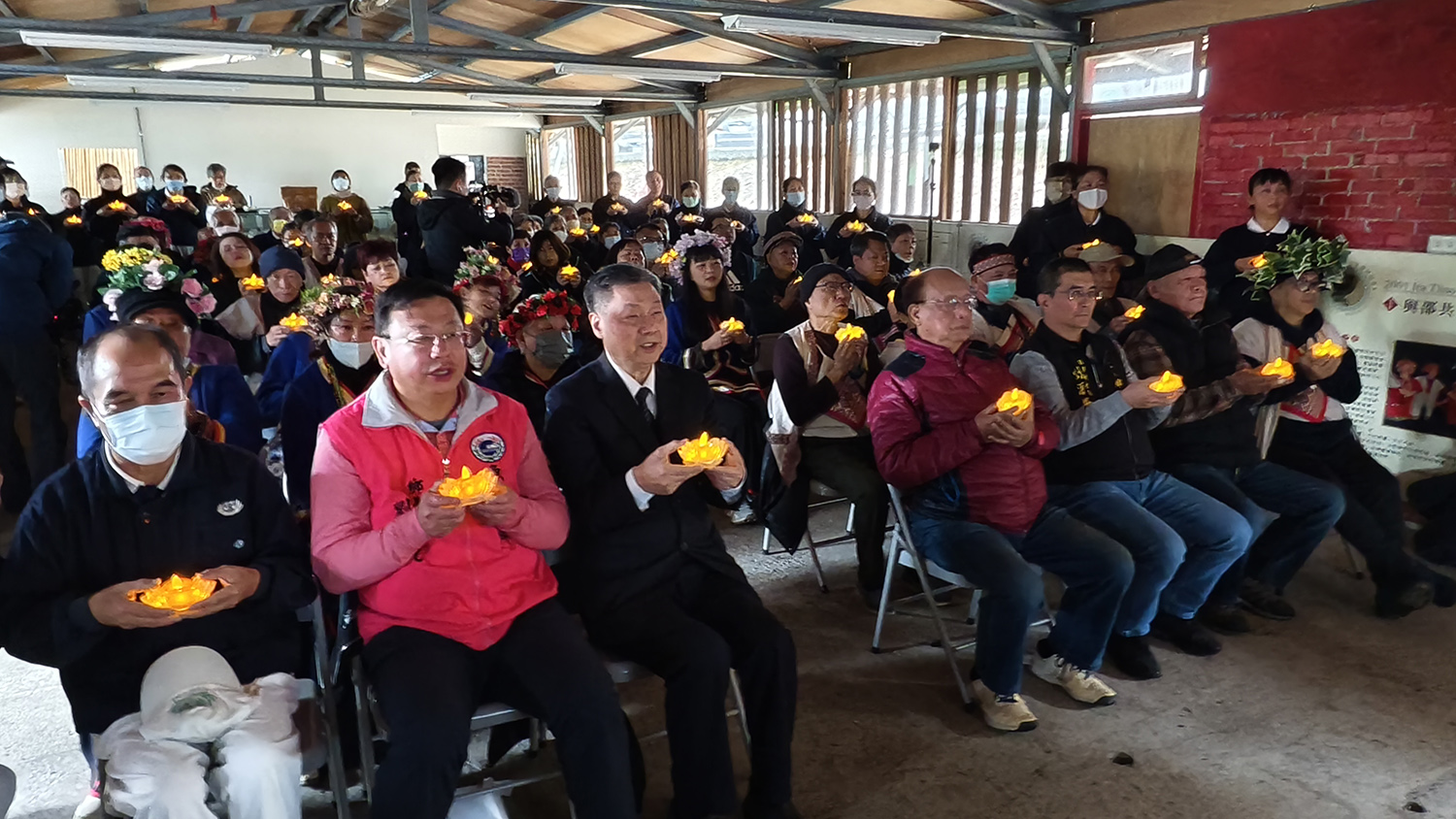 慈濟協助南投伊達邵社區水電安全改善,2025年1月19日舉辦感恩祝福會。(圖為慈濟基金會提供)