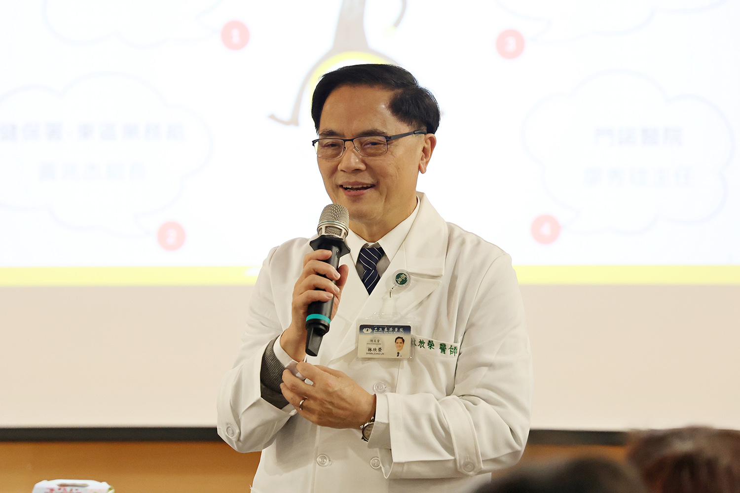 花蓮慈院院長林欣榮表示,Power BI工具的使用有助於提升醫療管理的透明度與效率。