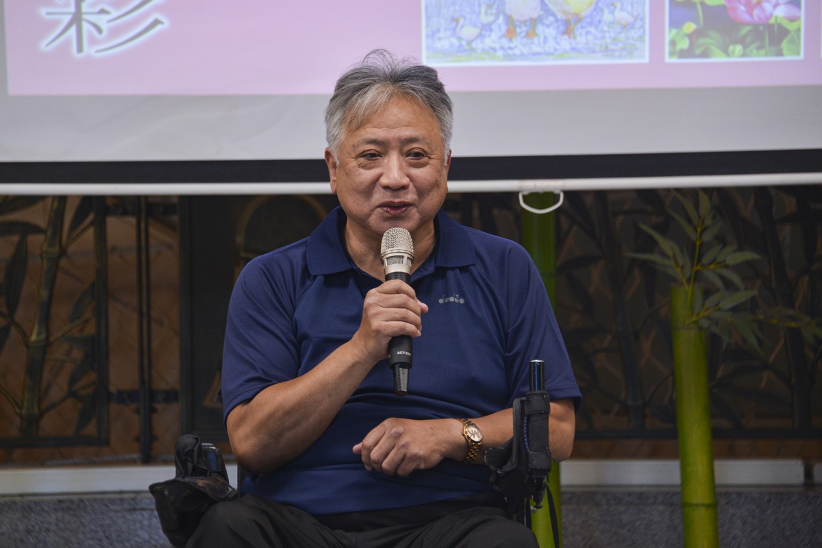 王金財理事長則以自身經歷勉勵在座傷友,面對突如其來的傷痛雖難免挫折,但切勿輕言放棄。