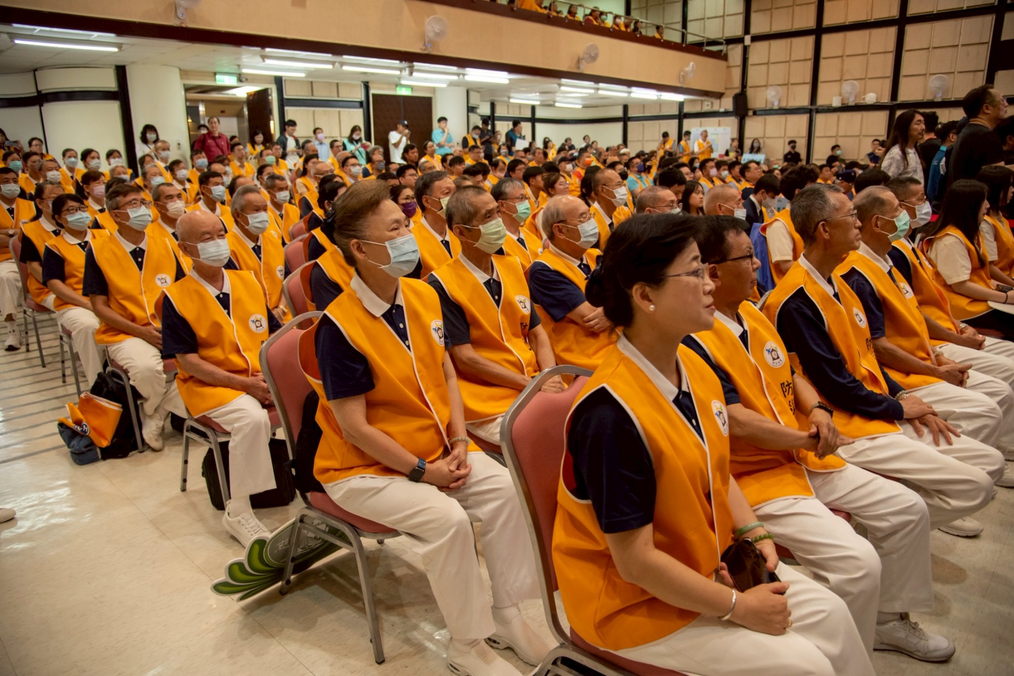 今天活動慈濟來自六大道場共計55位志工參與,代表各地社區夥伴齊心守護家園,這份凝聚力也正是慈濟「共善防災、全民備災」的實踐。