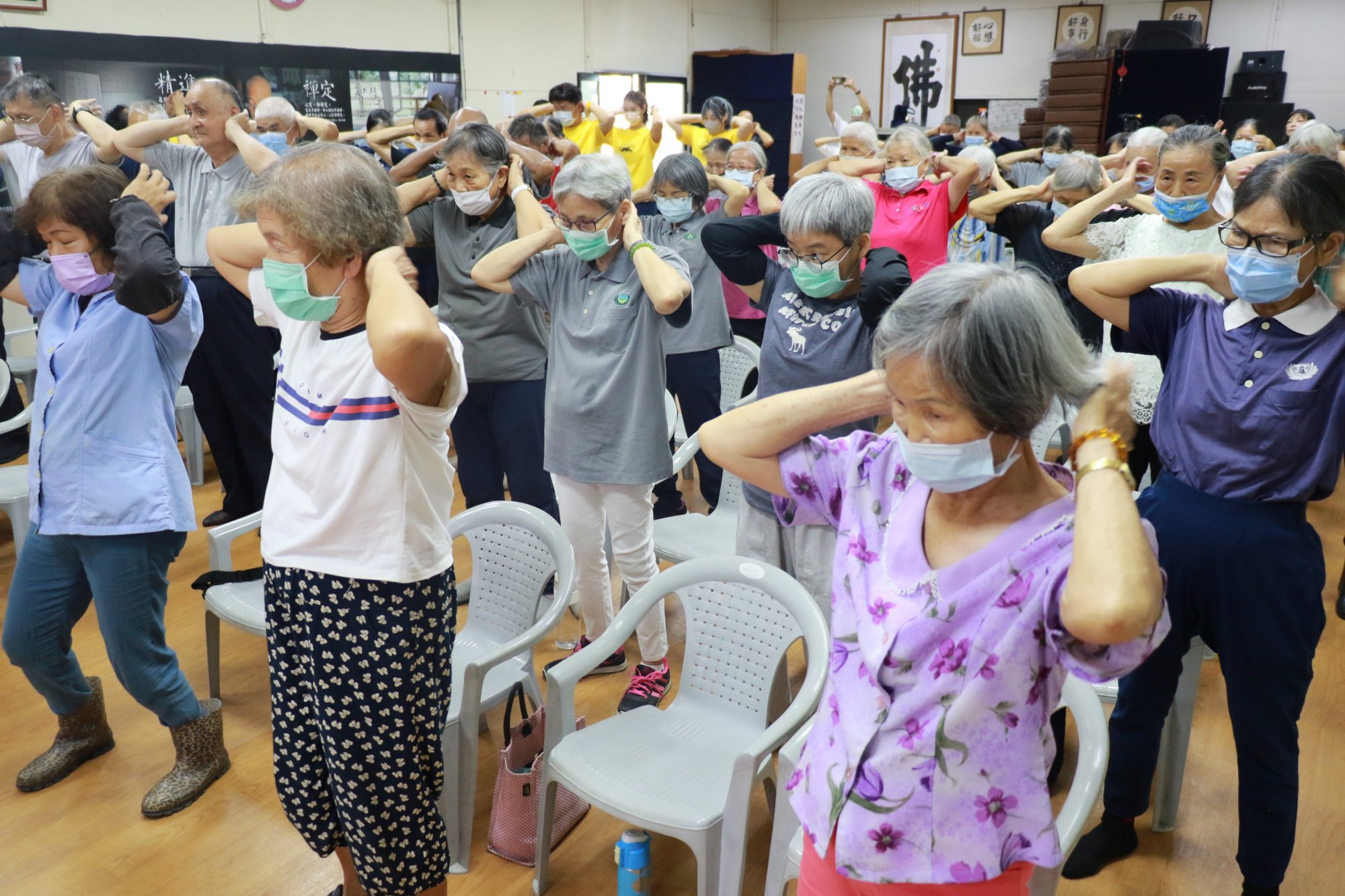 推廣運動操活動,讓環保志工都動起來了