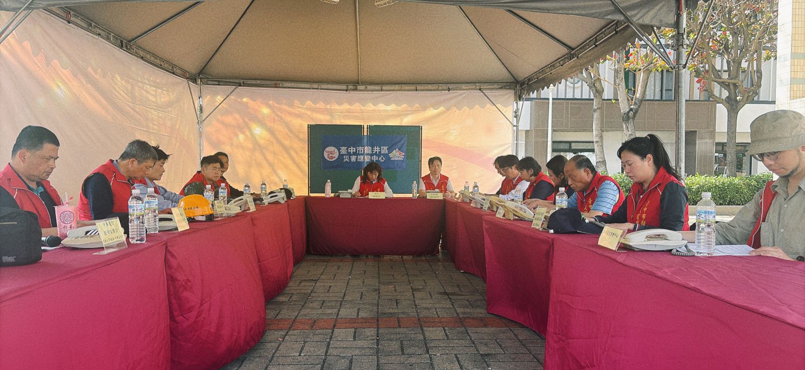龍井區公所水災防汛實兵演習