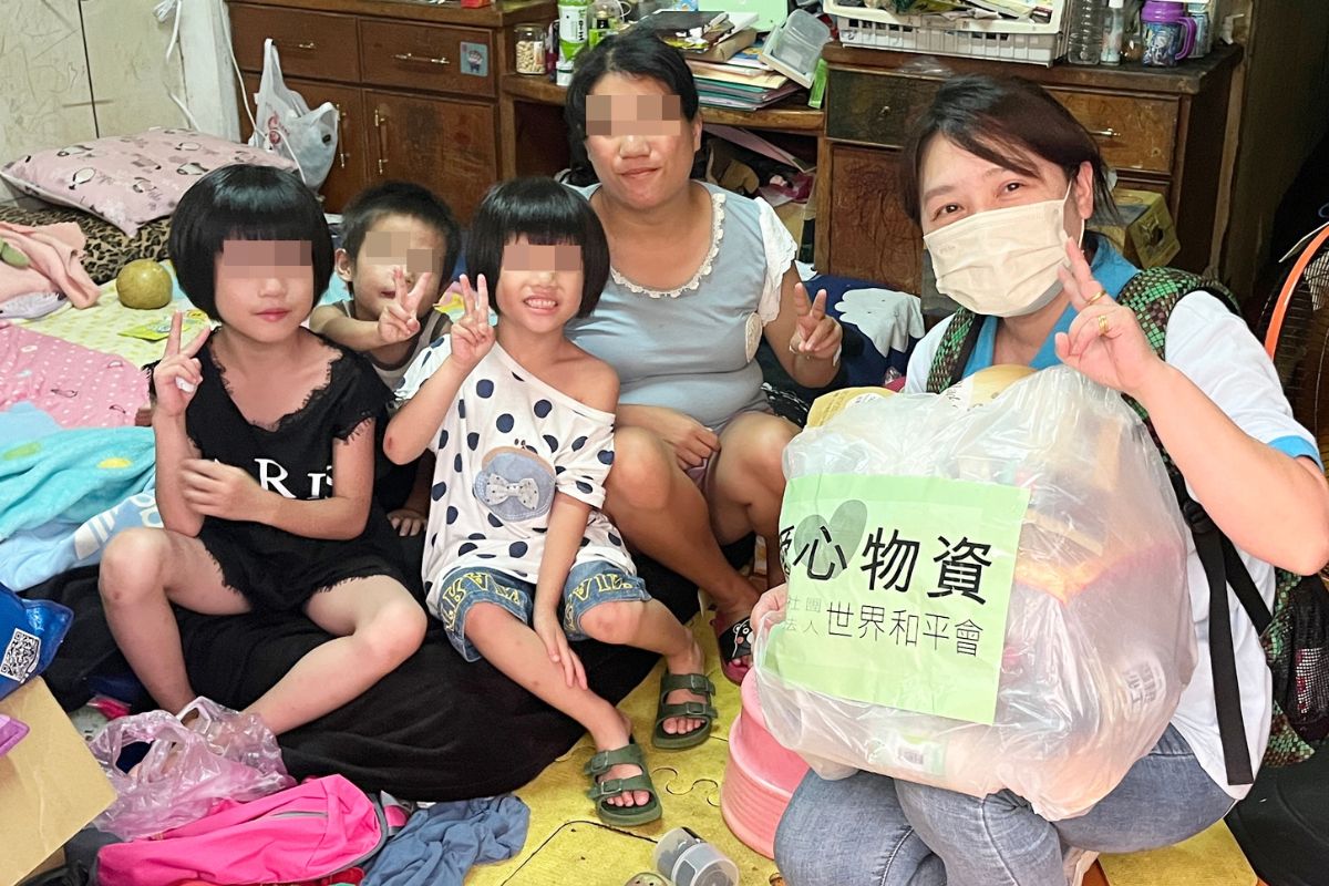 愛心早餐與物資為孩子的成長補足營養!