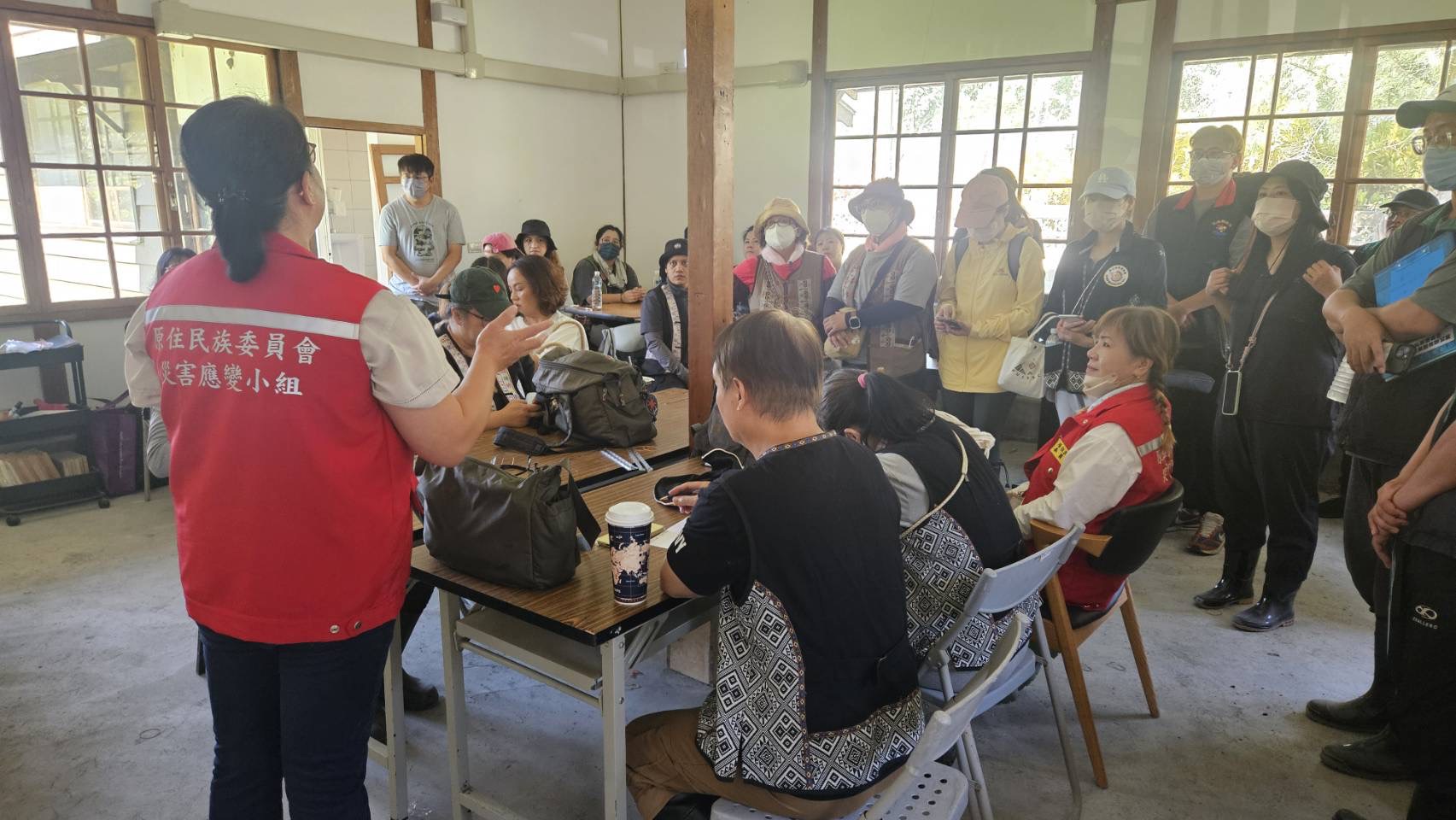 圖片一、原民會自10月6日起成立「部落關懷小組」,由全國原住民族社工、就業服務員等組成