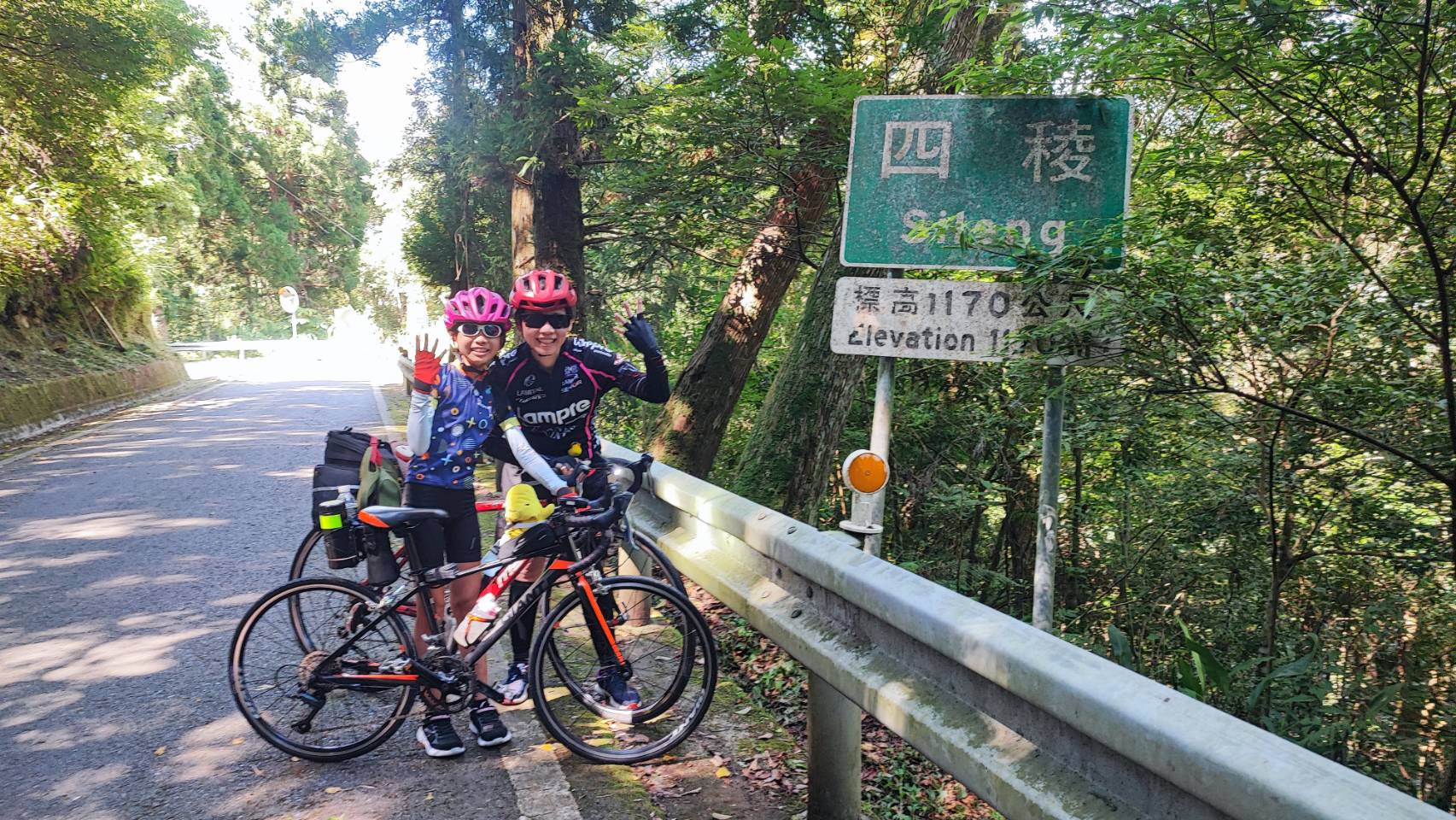 銘傳國小六年級宋同學的「恆毅力挑戰」,規劃單車騎乘北橫公路。